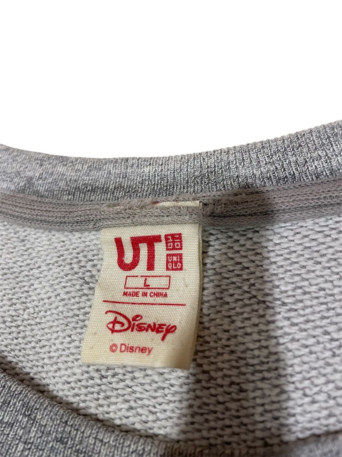 Disney × Uniqlo Sweatshirt OSWALD The Lucky Rabbit Size L / US 10 / IT 46 - 3 Thumbnail