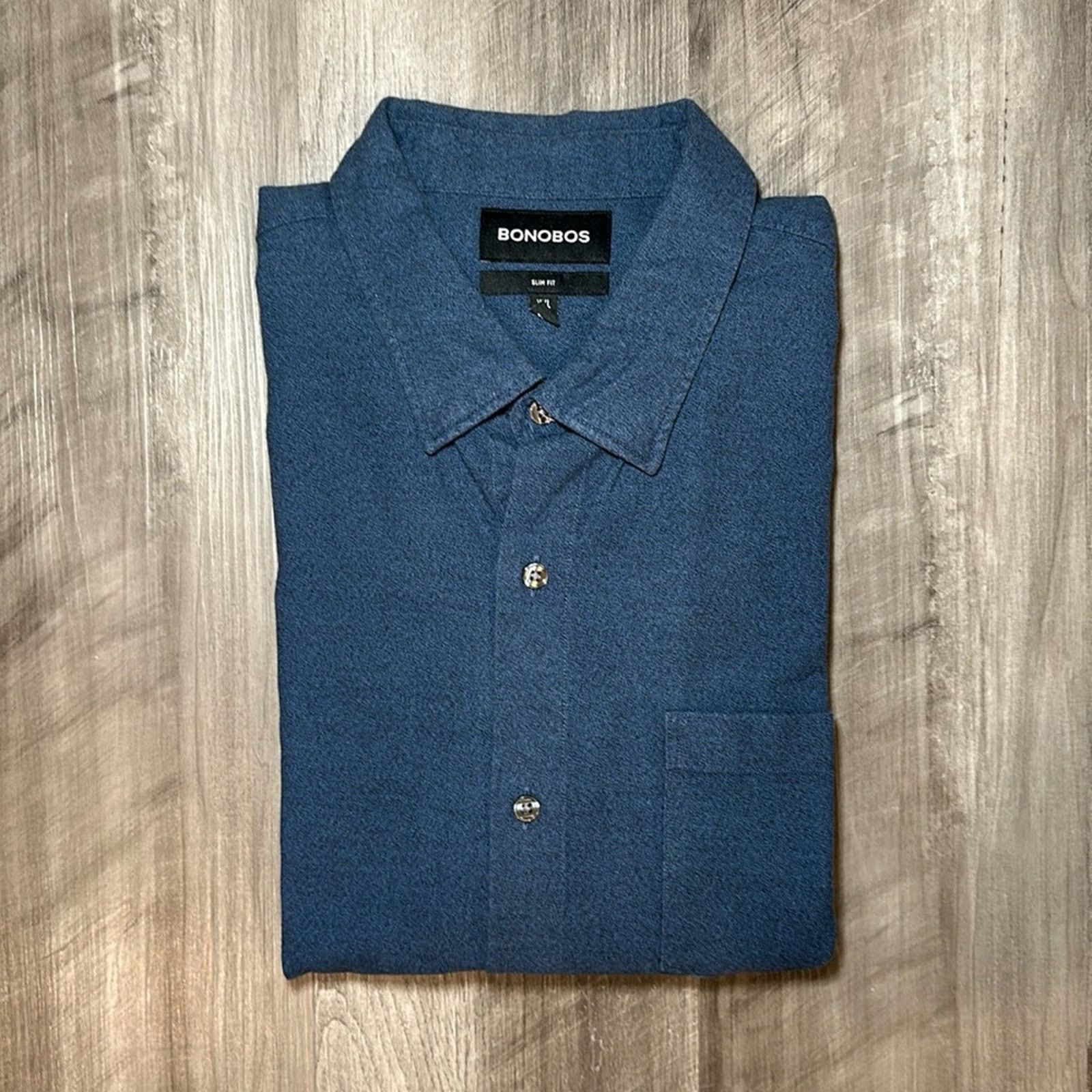 Bonobos Bonobos Flannel Slim Fit Long Sleeve Button Down - 2XL Size US XXL / EU 58 / 5 - 1 Thumbnail