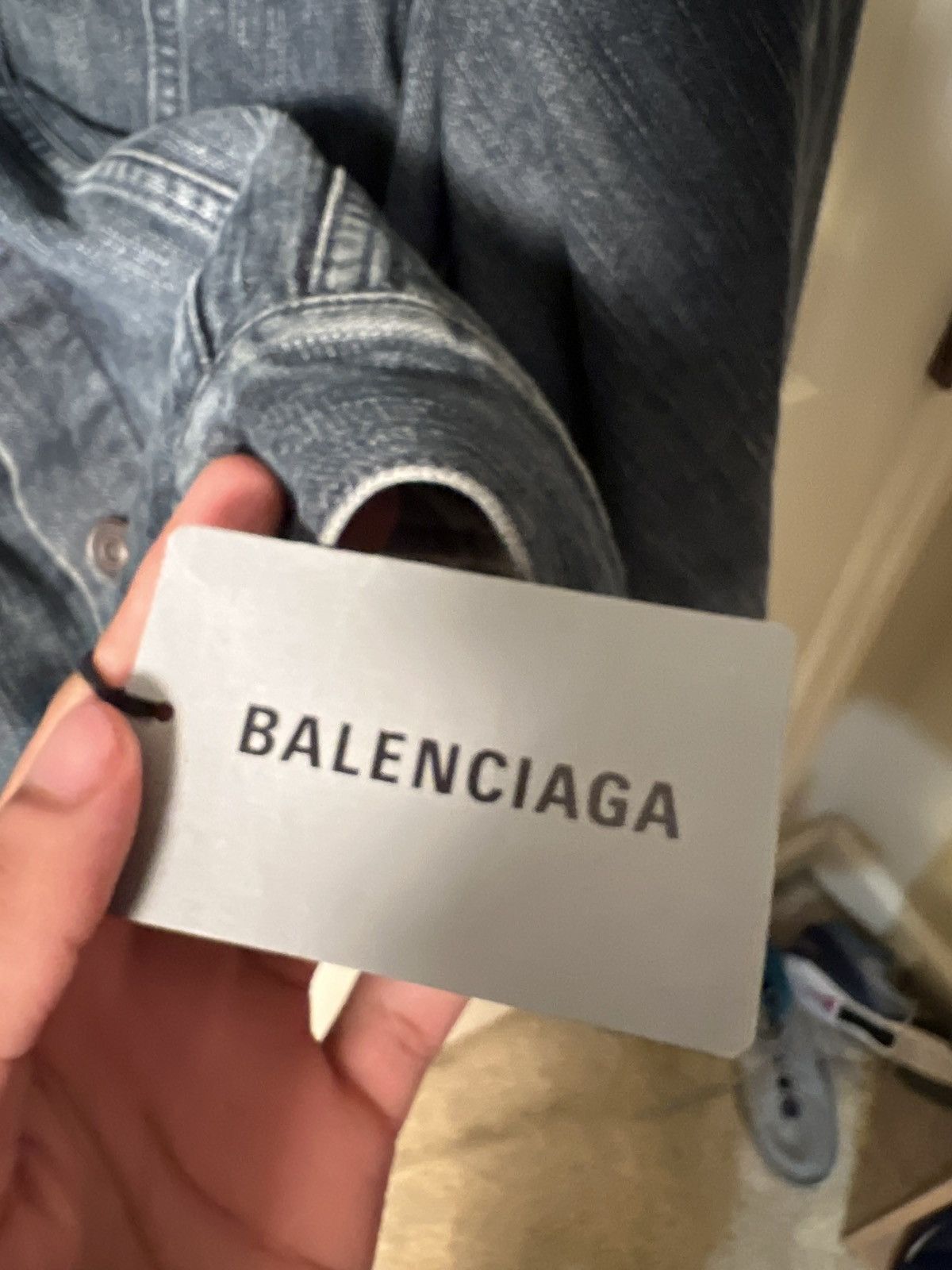Balenciaga Balenciaga Deconstructed Denim Jacket Size US L / EU 52-54 / 3 - 7 Thumbnail