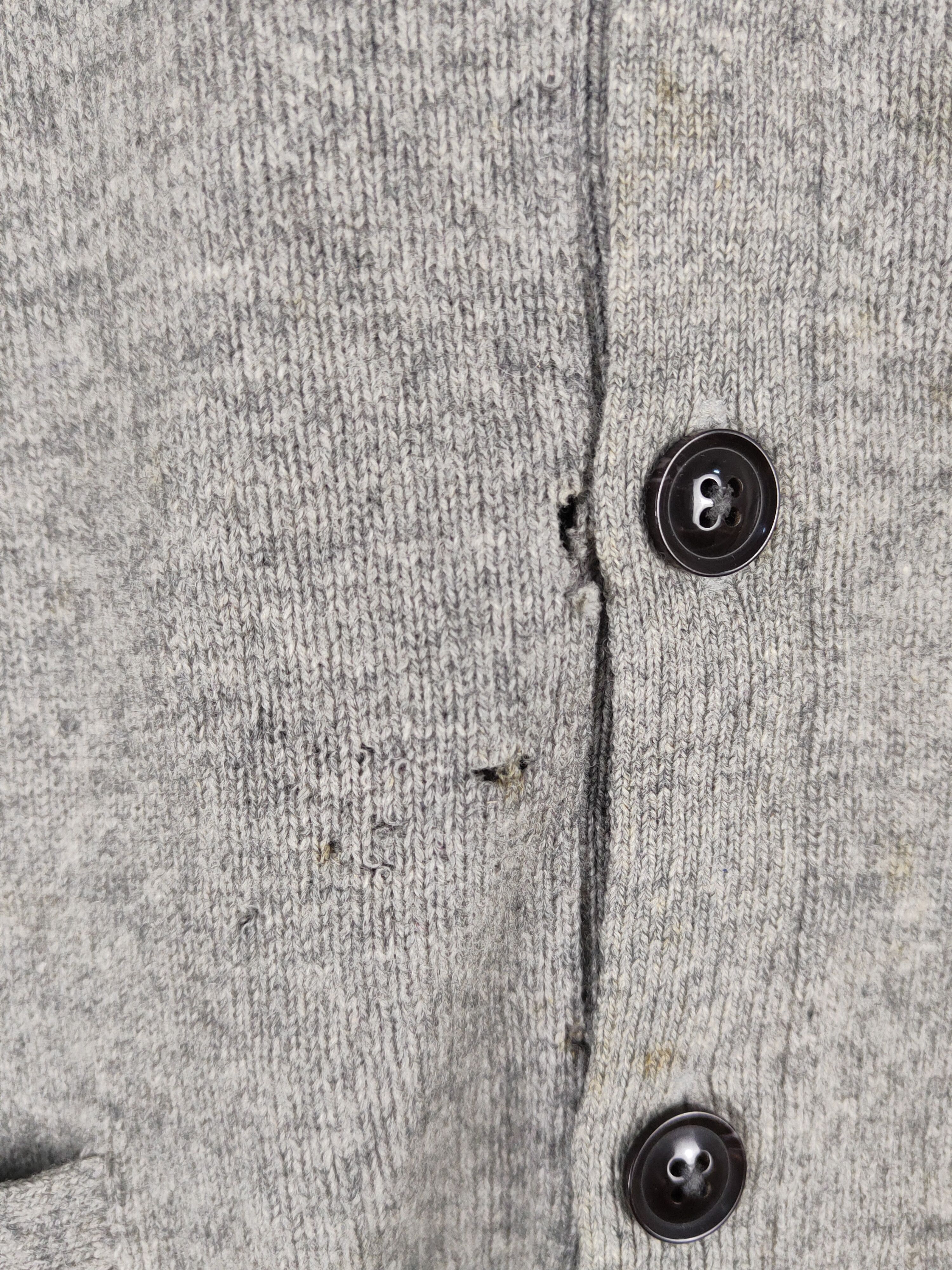 Homespun Knitwear Uniqlo japan vintage Gray Knitwear Cardigan #W1443 Size US M / EU 48-50 / 2 - 4 Thumbnail