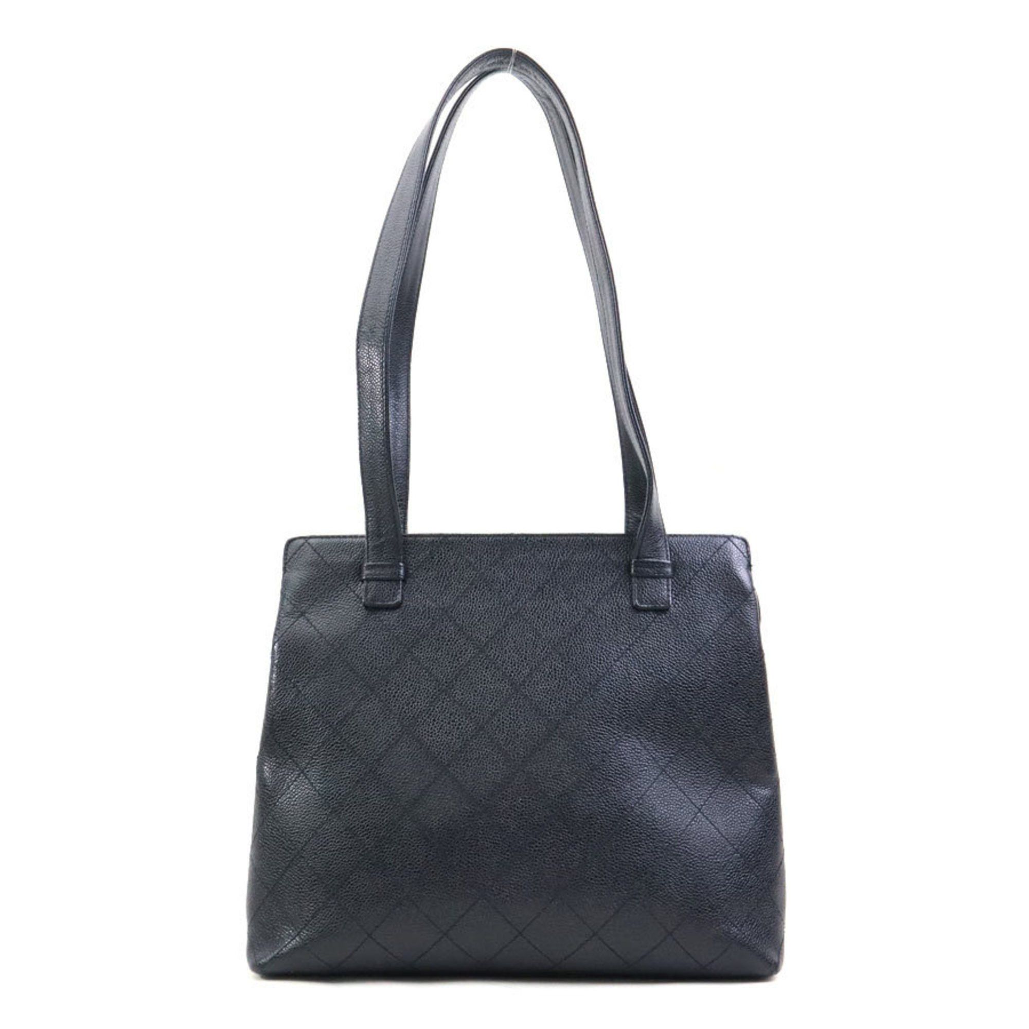 Chanel CHANEL Shoulder Bag in Caviar Leather, Black, Women's, H31389a Size ONE SIZE - 1 Thumbnail