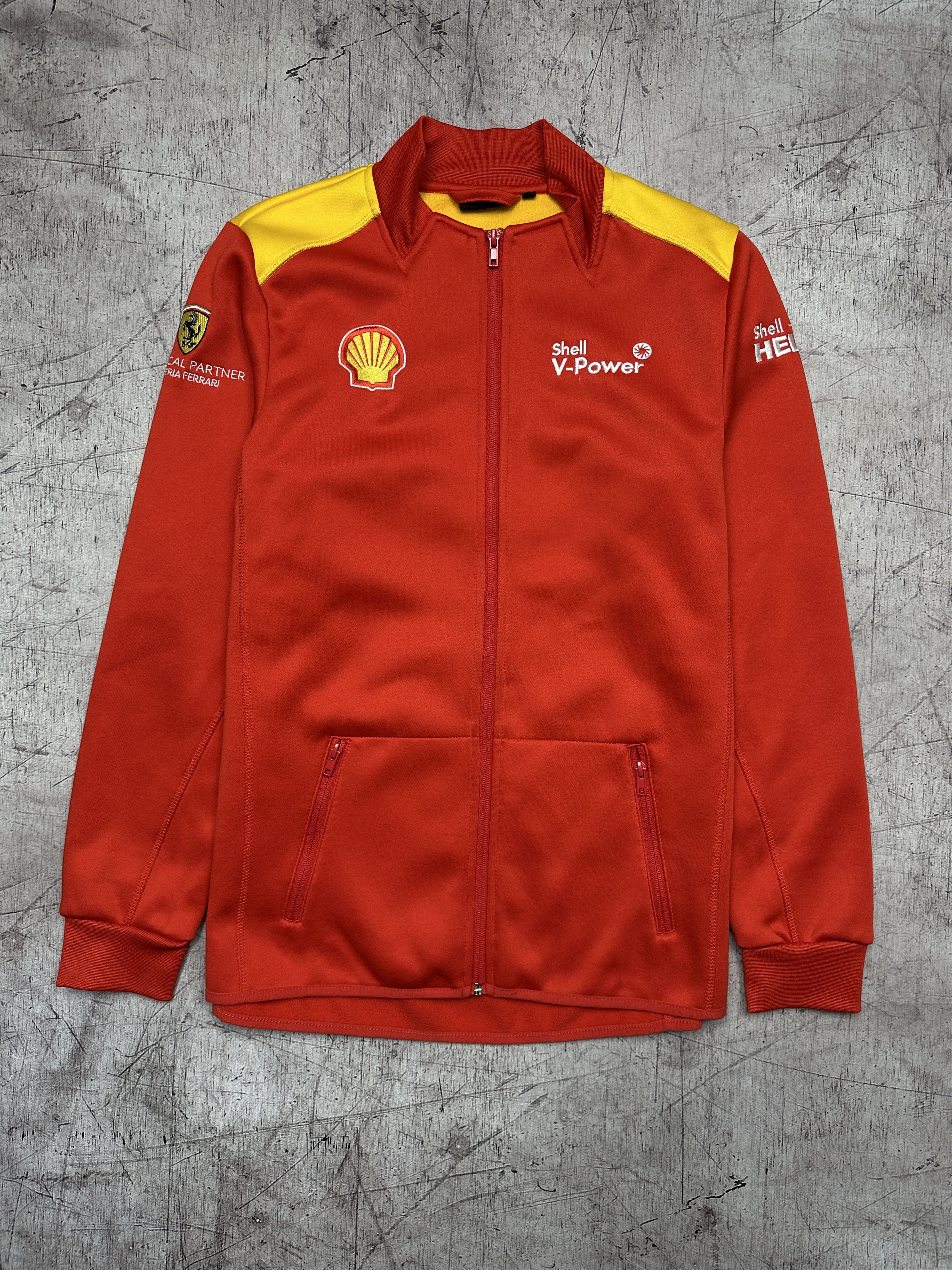 Ferrari Shell Ferrari Team Vintage Mens Track Top Jacket Size US S / EU 44-46 / 1 - 1 Thumbnail