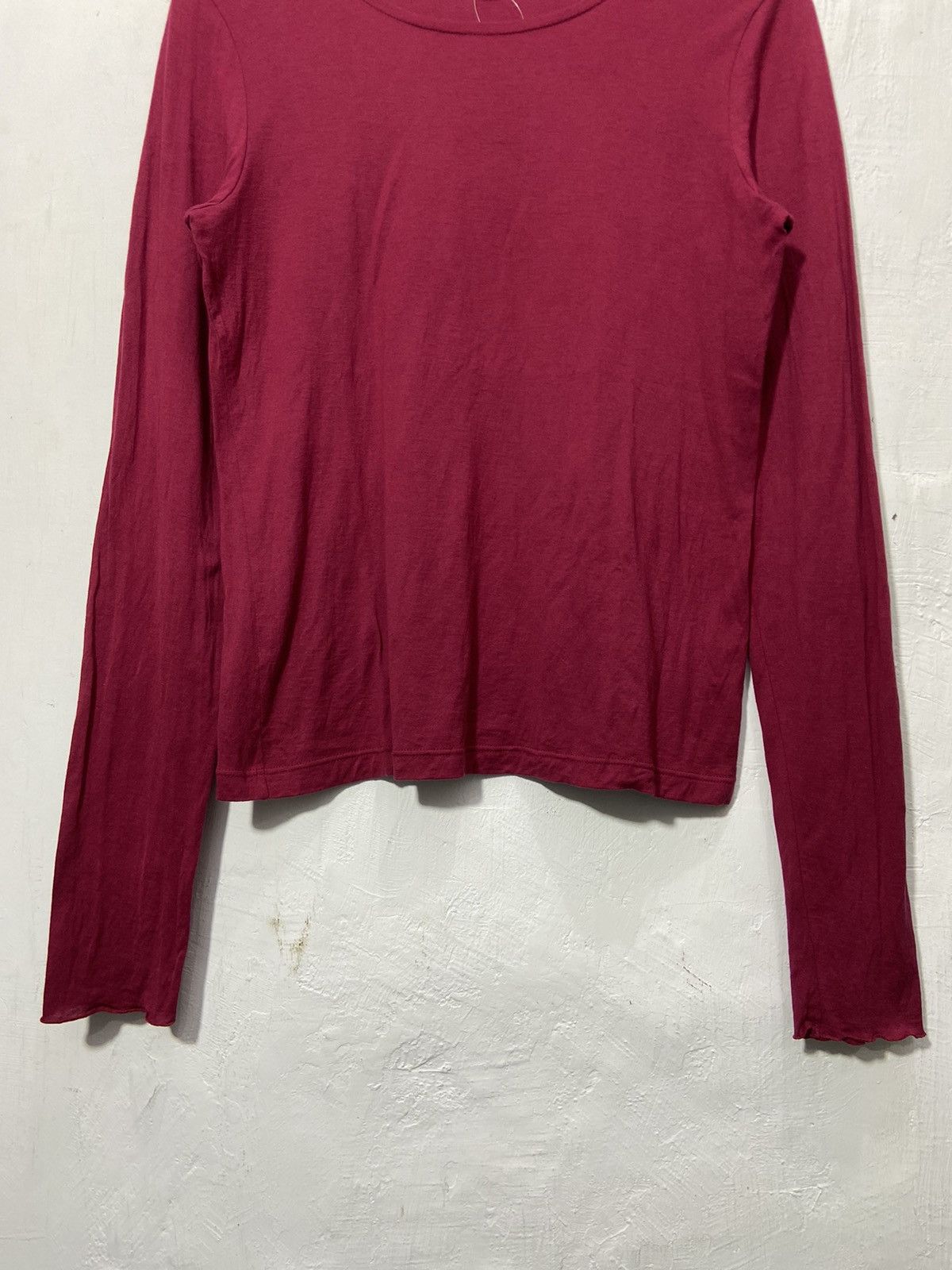 agnes b. Agnes B Long Sleeve Stretch Tshirt Size M / US 6-8 / IT 42-44 - 3 Thumbnail