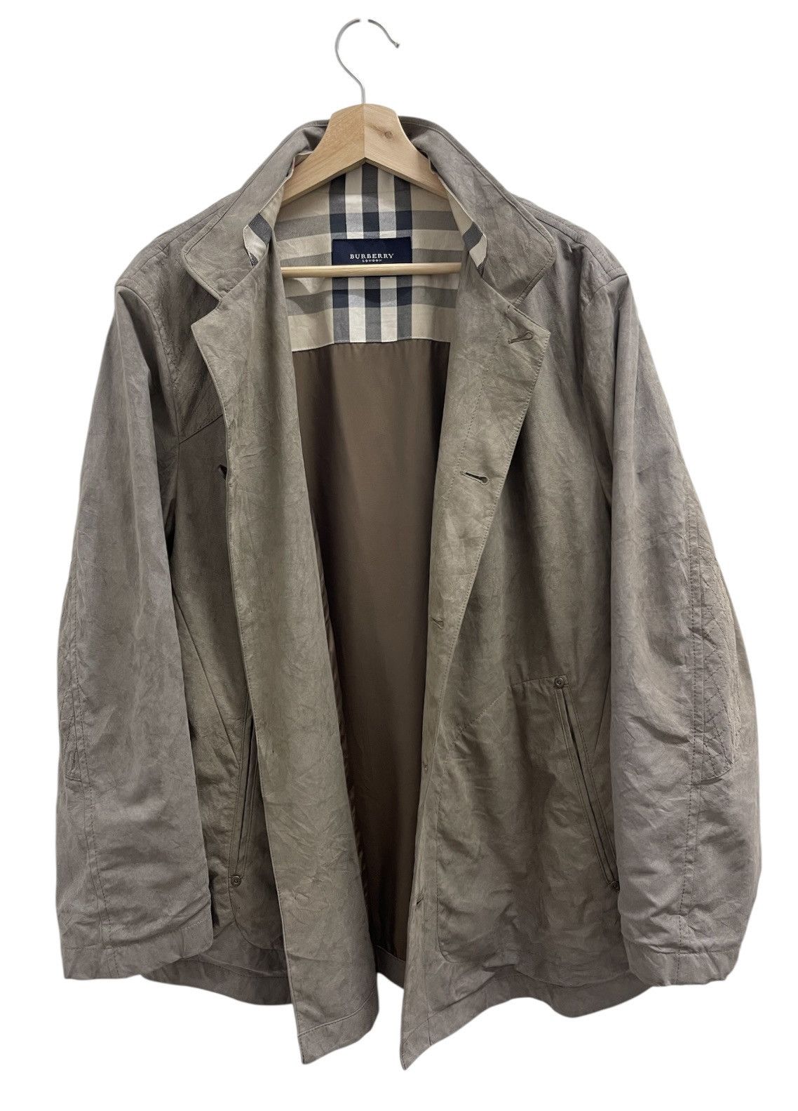 Burberry Burberry Suede Leather Jacket Size US M / EU 48-50 / 2 - 1 Thumbnail
