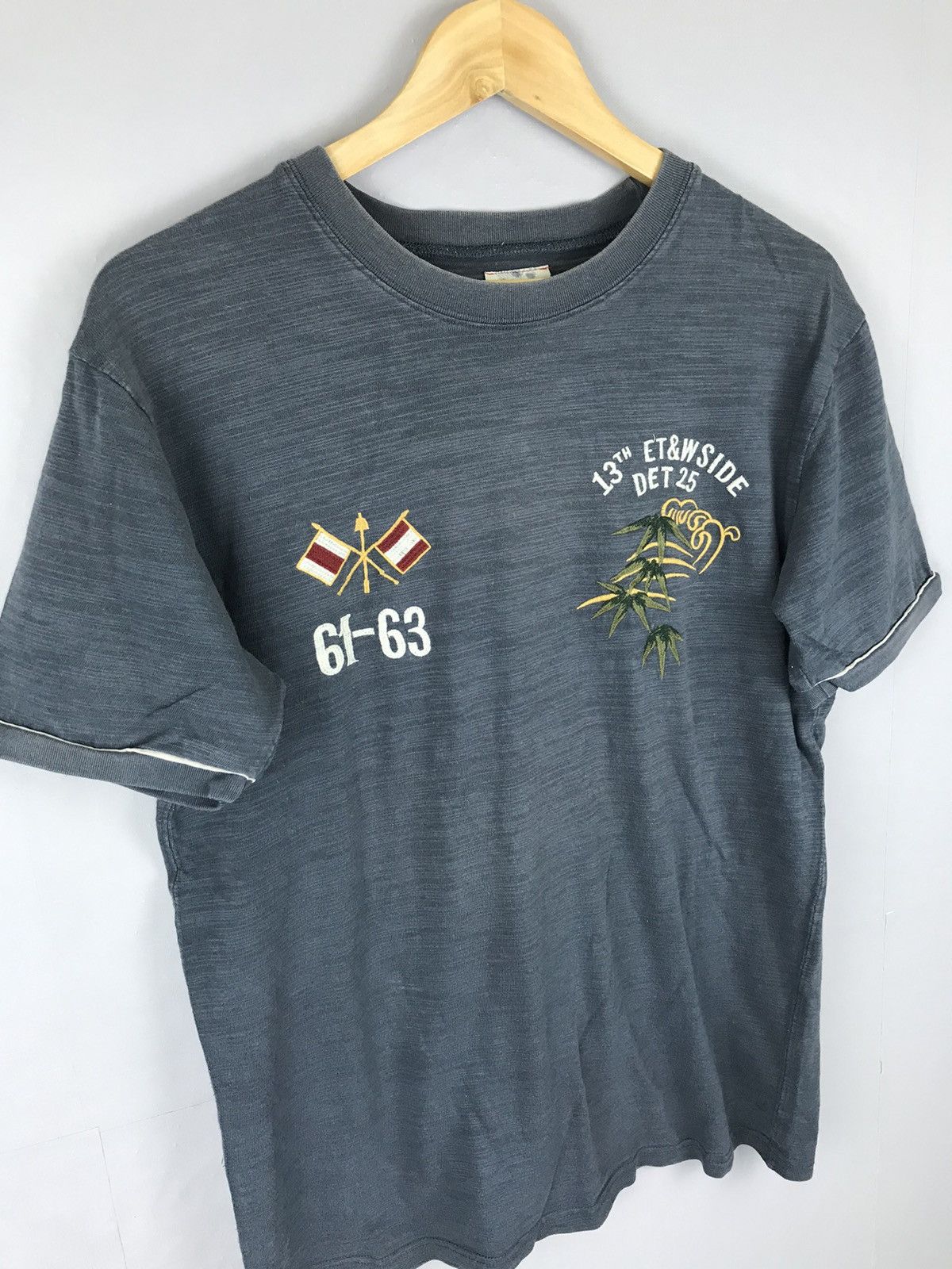 Japanese Brand × Vintage Vtg Desert Storm And Station Marines Japan Embroidery Tshirt Size US M / EU 48-50 / 2 - 6 Thumbnail