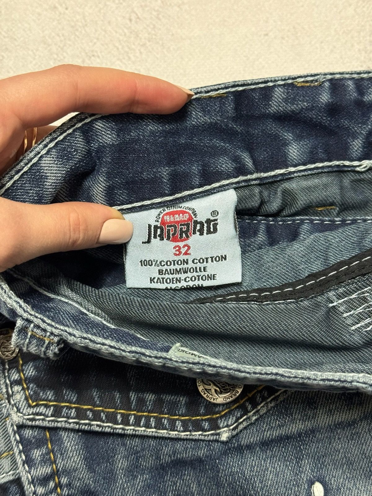 If Six Was Nine Vintage Okishama Samoki Jeans Denim Pants Japanese Dirty Y2K Size US 32 / EU 48 - 12 Thumbnail