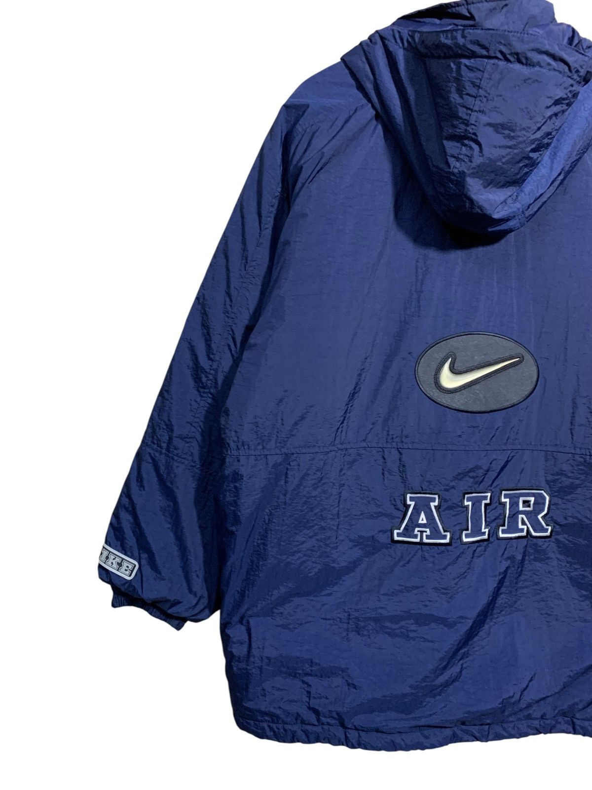 Nike 🔥VTG 90S NIKE AIR PARACHUTE JACKETS NAVY Size US L / EU 52-54 / 3 - 2 Thumbnail