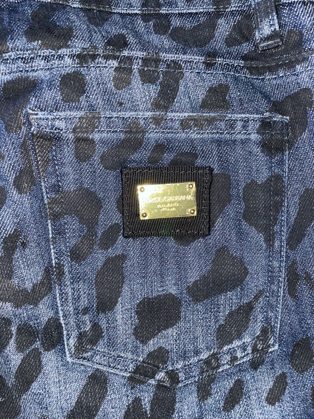 Dolce & Gabbana Dolce & Gabbana Leopard Print Jeans Size 28" / US 6 / IT 42 - 4 Thumbnail