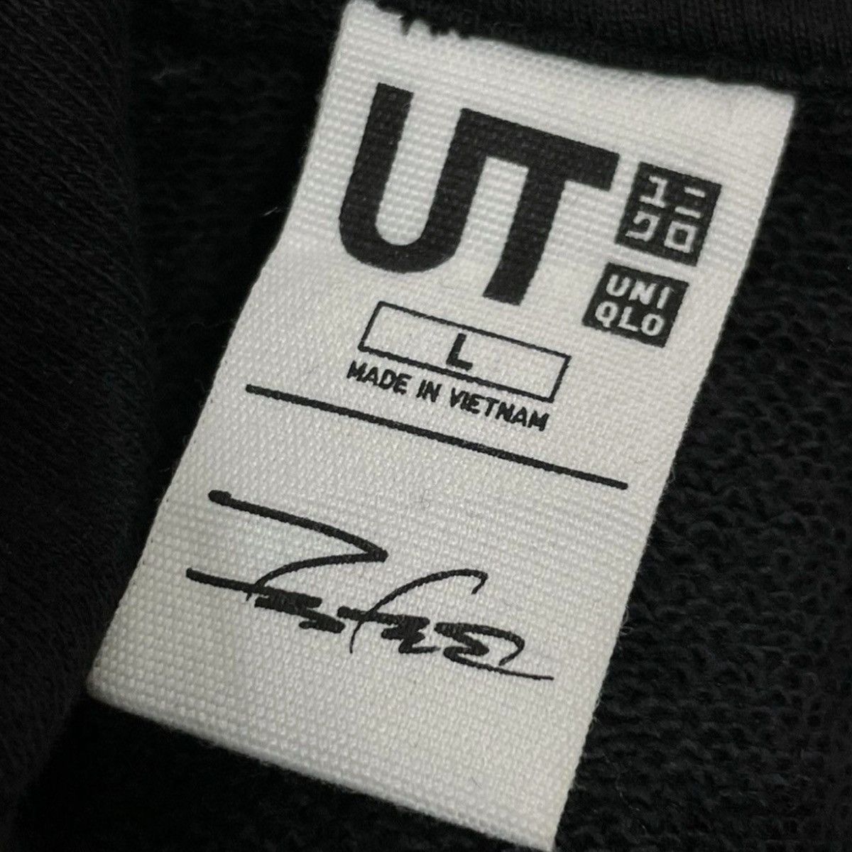 Futura × Uniqlo Futura Laboratories x Uniqlo Sketch Black Hoodie Size US L / EU 52-54 / 3 - 4 Thumbnail
