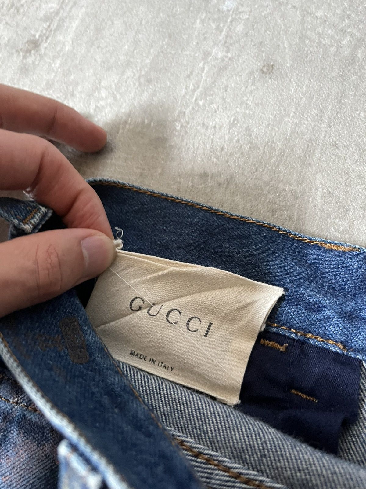 Gucci Gucci A/W 16 Hand Painted Floral jeans blue rare Size US 32 / EU 48 - 15 Thumbnail