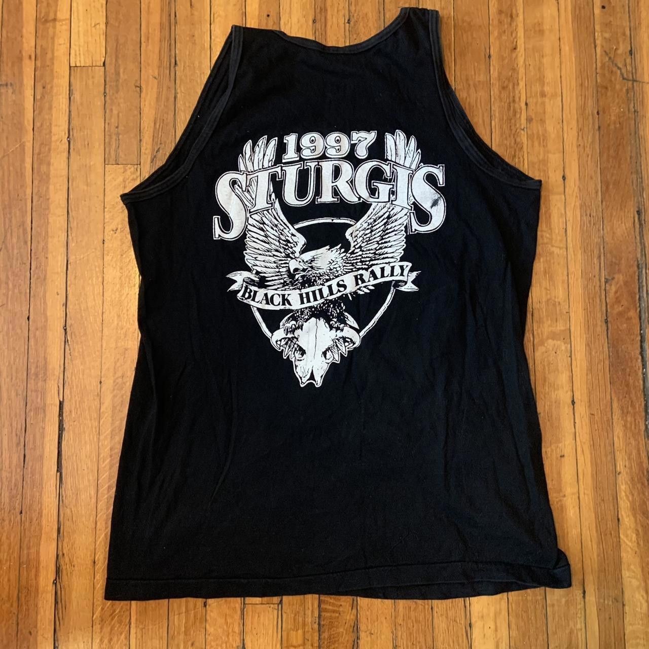 Designer Vintage Sturgis Bike Week Tank Top 1997 Large Size US L / EU 52-54 / 3 - 3 Thumbnail