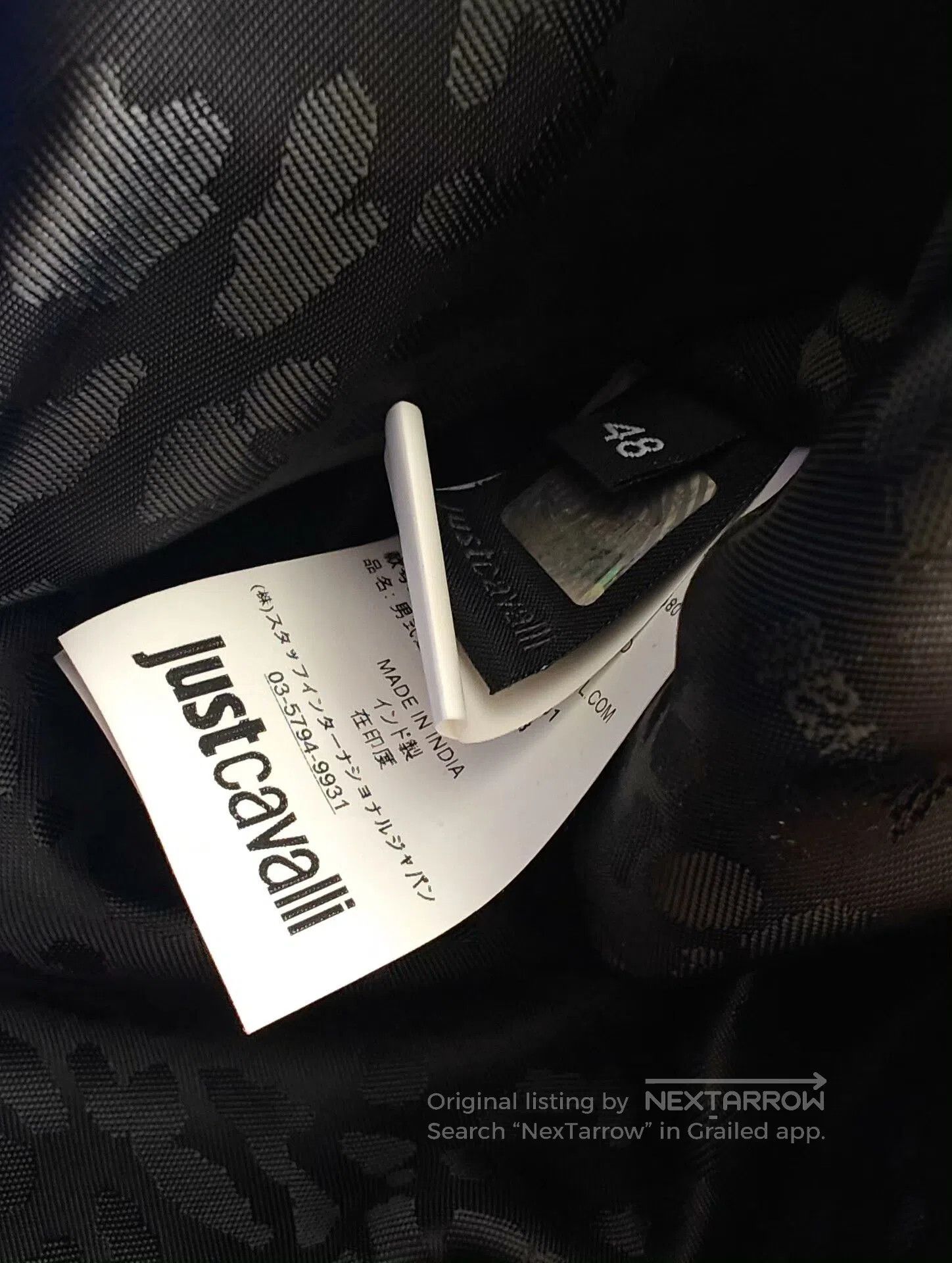 Just Cavalli Just Cavalli Lambskin Biker Jacket. Size US M / EU 48-50 / 2 - 6 Thumbnail