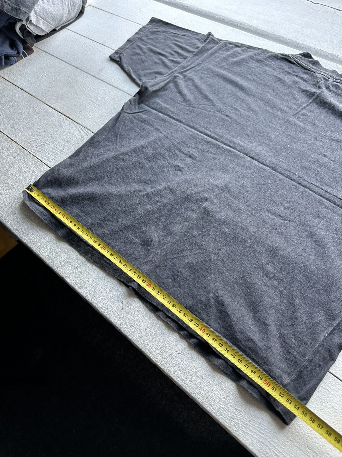 Japanese Brand × Vintage 🚨Vintage 80s Japanese Style Faded Blank Tee shirt Y2K rare Size US L / EU 52-54 / 3 - 9 Thumbnail