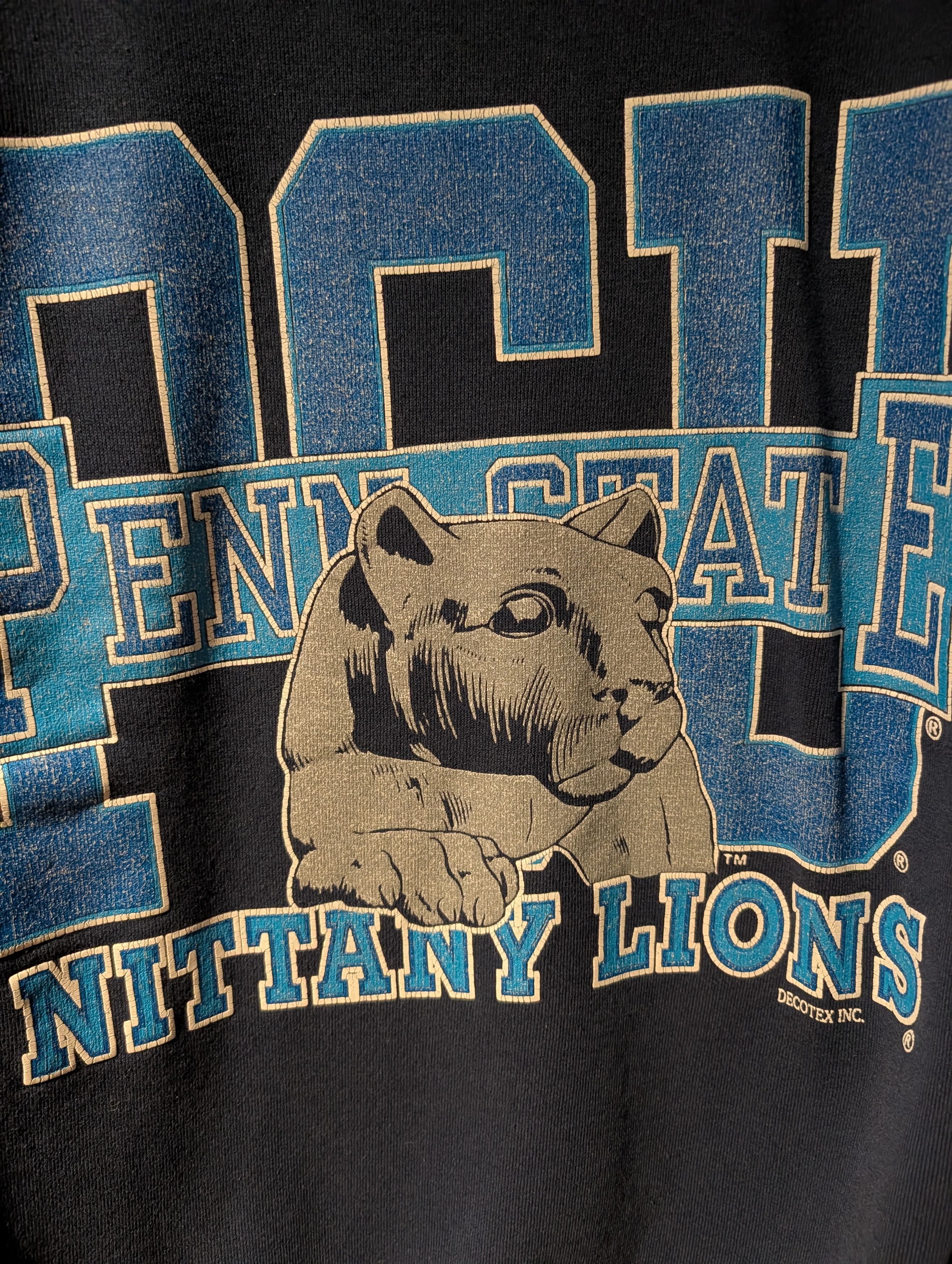 Vintage 90s Penn State Nittany Lion College Sweatshirt