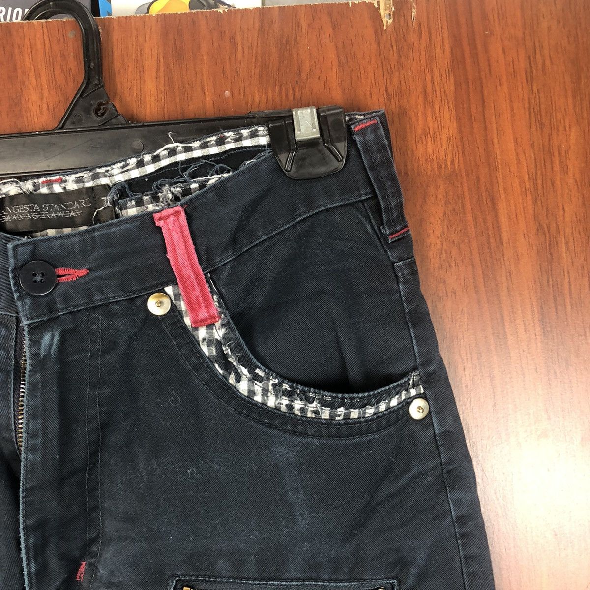 Japanese Brand × Seditionaries × Vintage Grangesta Standard punk ripped Dark Blue Pants #7476 Size 30" / US 8 / IT 44 - 5 Thumbnail