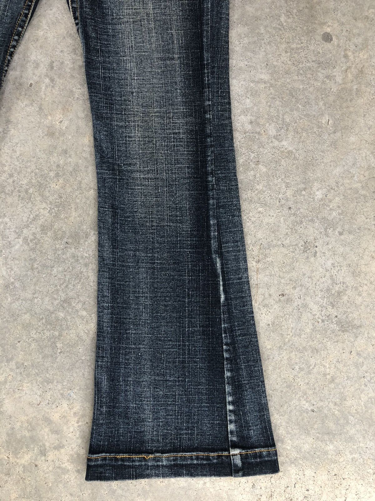 If Six Was Nine Japanese BCBG Flared Jeans Distressed Jeans Size US 32 / EU 48 - 7 Thumbnail