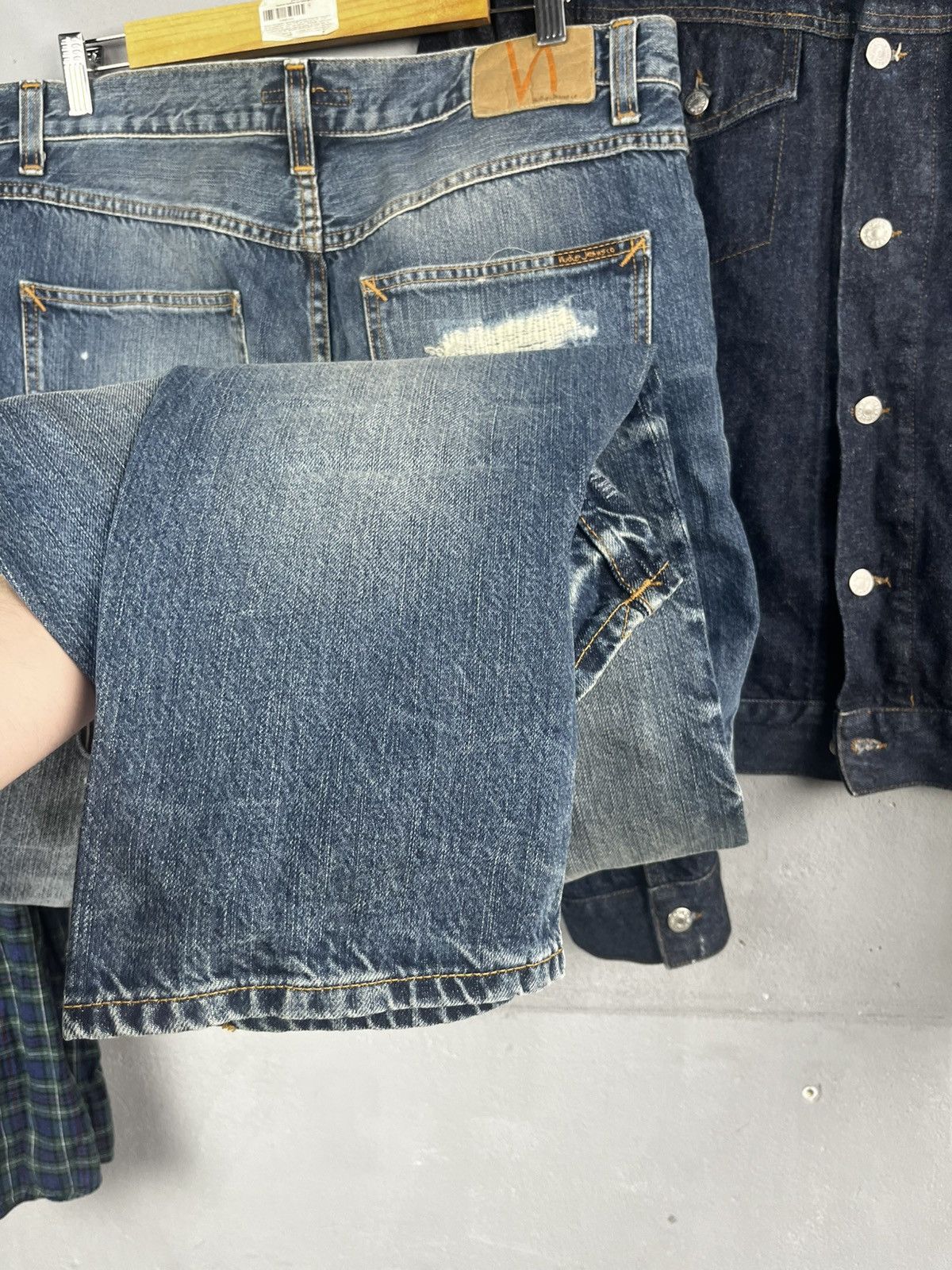 Nudie Jeans Nudie Jeans co denim distressed pants Size US 34 / EU 50 - 19 Thumbnail
