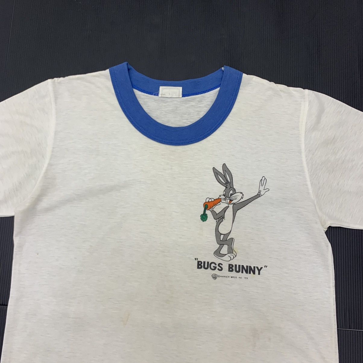 Vintage Vintage 1978 Bugs Bunny Warner Bros Ringer Tshirt Size US M / EU 48-50 / 2 - 4 Thumbnail