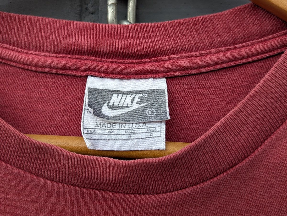 Nike Nike Heavy Cotton T-Shirt USA Embroidered Big Logo Tee Rare Size US L / EU 52-54 / 3 - 4 Thumbnail