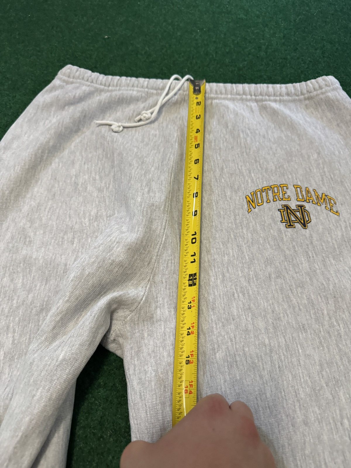 Champion Vintage 90s Notre Dame Champion Reverse Weave 34x36 Joggers Size US 34 / EU 50 - 10 Thumbnail