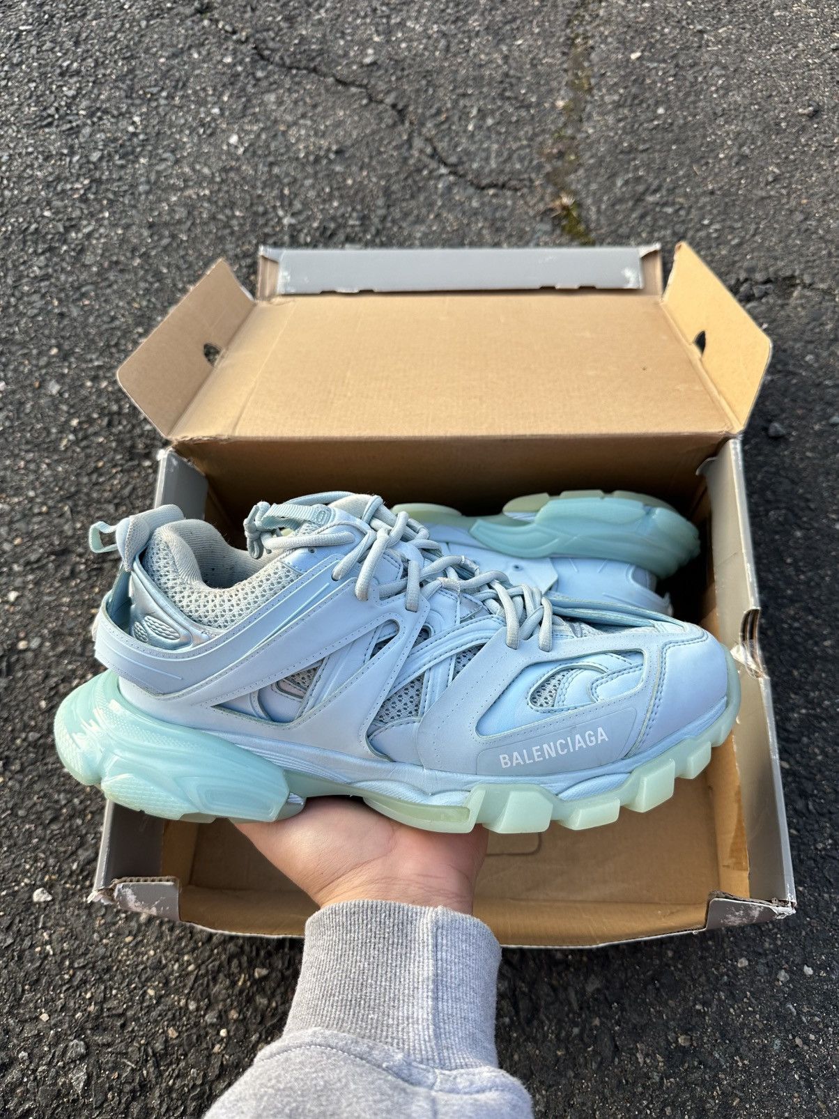 Balenciaga Balenciaga Track Blue Gel Size US 11 / EU 44 - 1 Thumbnail