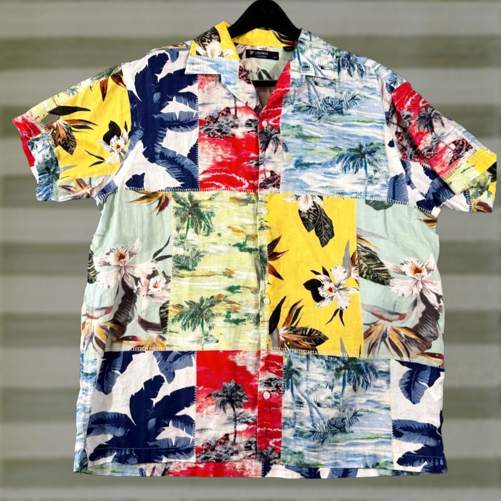 Cremieux Cremieux Collection Hawaiian Shirt Mens XL Multicolor Floral Tropical Button Up Short Sleeve Size US XL / EU 56 / 4 - 1 Thumbnail