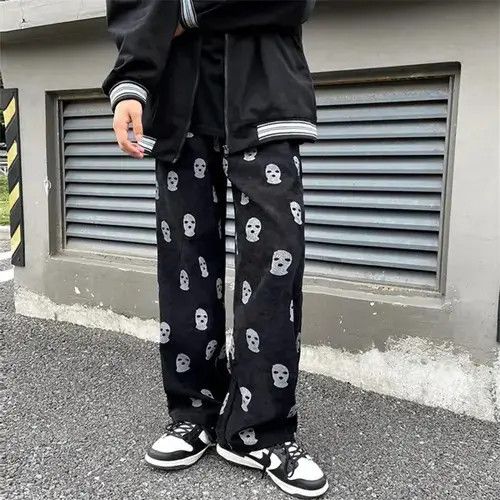 Jean Korean Style Men's Cargo Pants Size US 32 / EU 48 - 2 Thumbnail