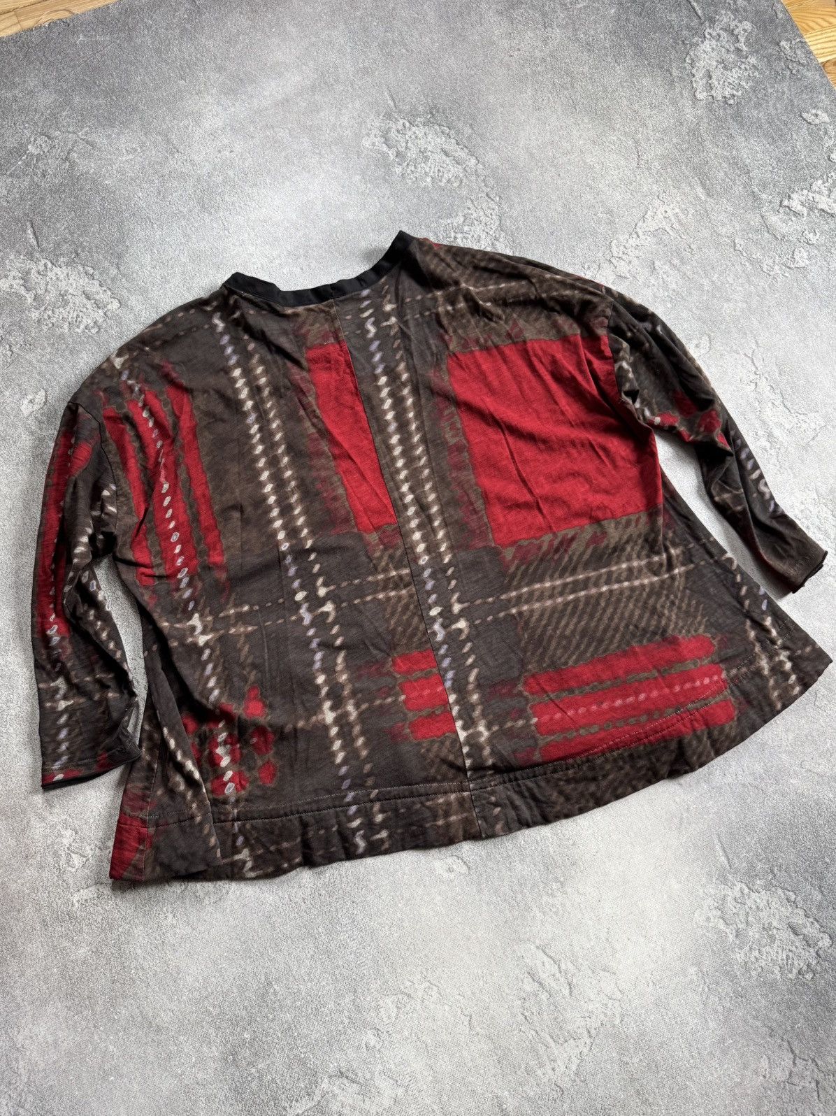 Rundholz Rundholz Multicolor Check Long Sleeve Shirt Pockets Tunic Size L / US 10 / IT 46 - 6 Thumbnail