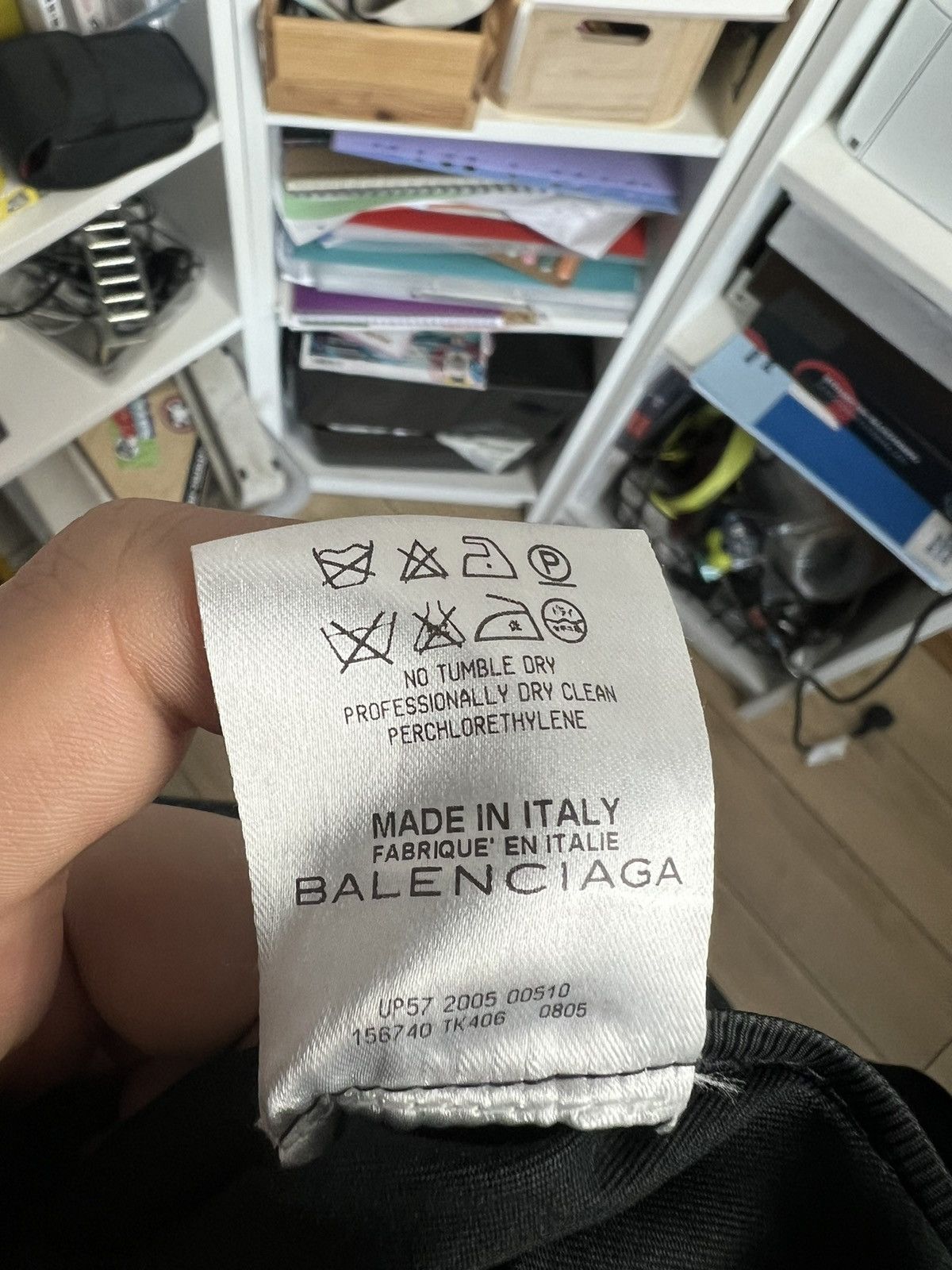 Balenciaga × Designer Balenciaga Paris black cotton coat jacket S designer archive Size S / US 4 / IT 40 - 8 Thumbnail