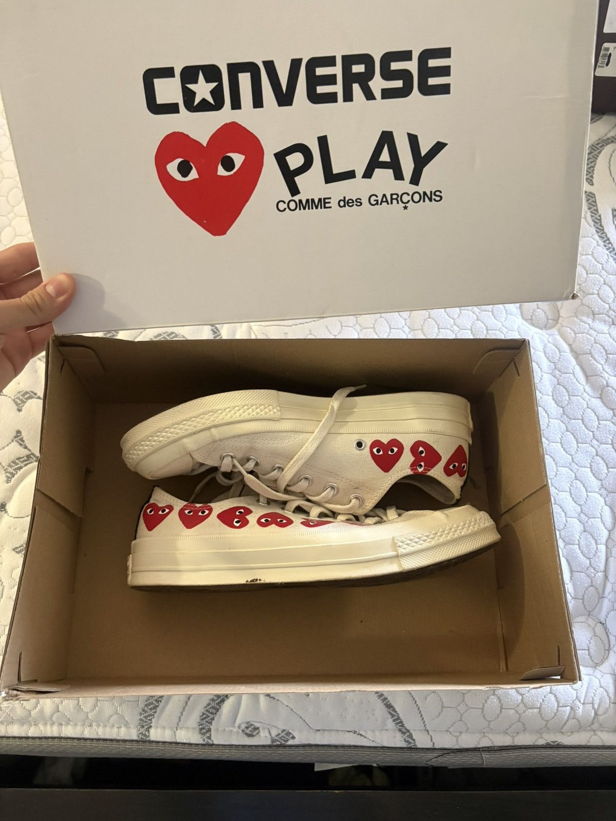 Comme des Garcons PLAY Comme Des Garcons PLAY Sneaker Size US 7 / EU 40 - 3 Thumbnail