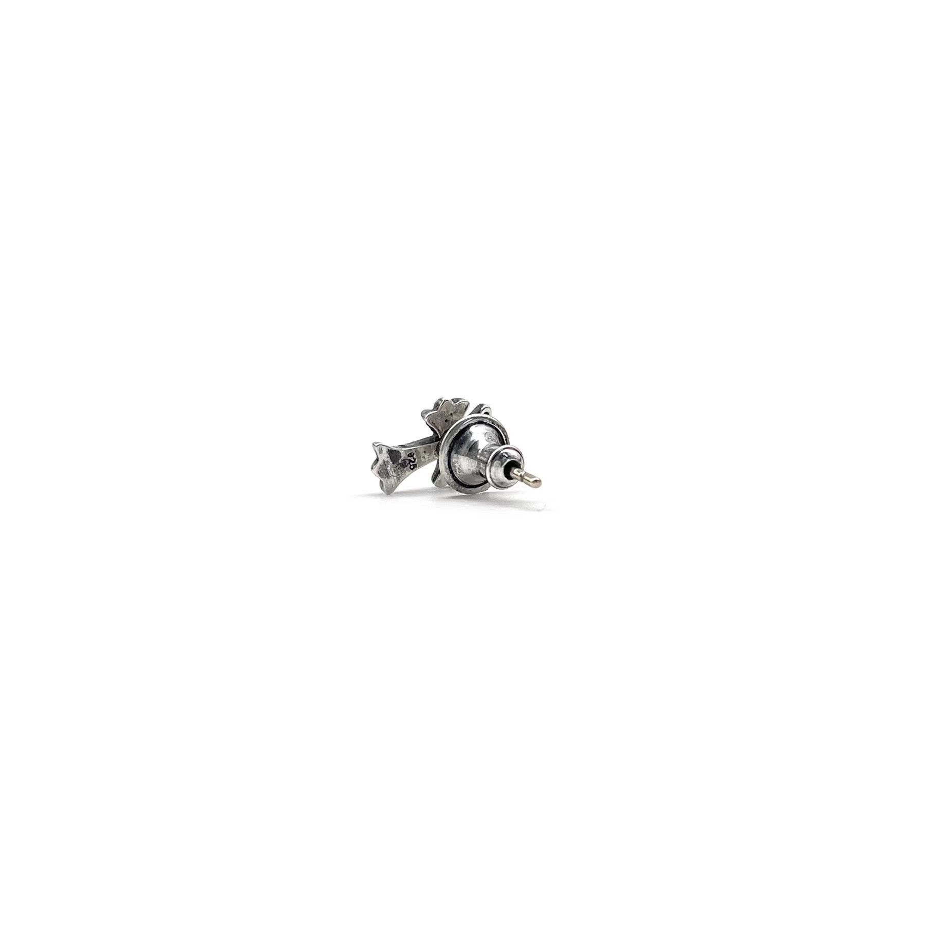 Chrome Hearts Chrome Hearts Silver Cross Earring Stud Size ONE SIZE - 3 Thumbnail