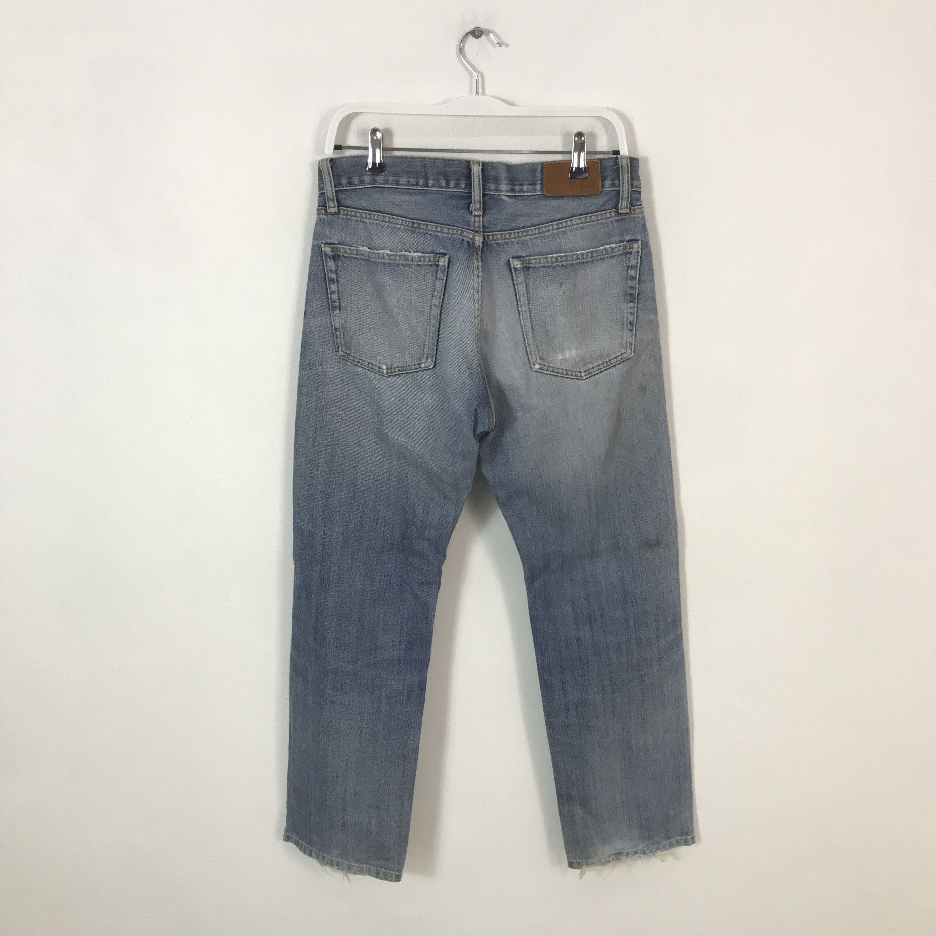 Uniqlo Japan Denim uniqlo distressed jeans pants Size US 32 / EU 48 - 4 Thumbnail