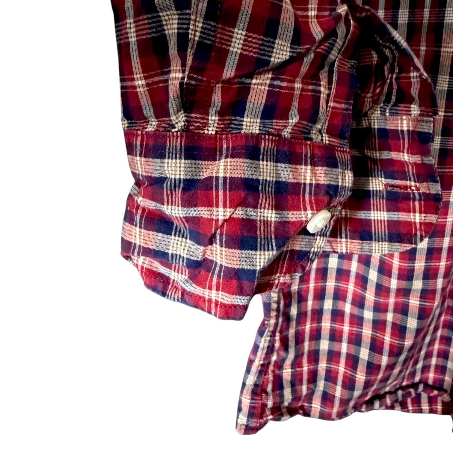 J.Crew J.Crew Red Plaid Slim Fit Men's Button-Down Shirt Office - M Size US M / EU 48-50 / 2 - 3 Thumbnail