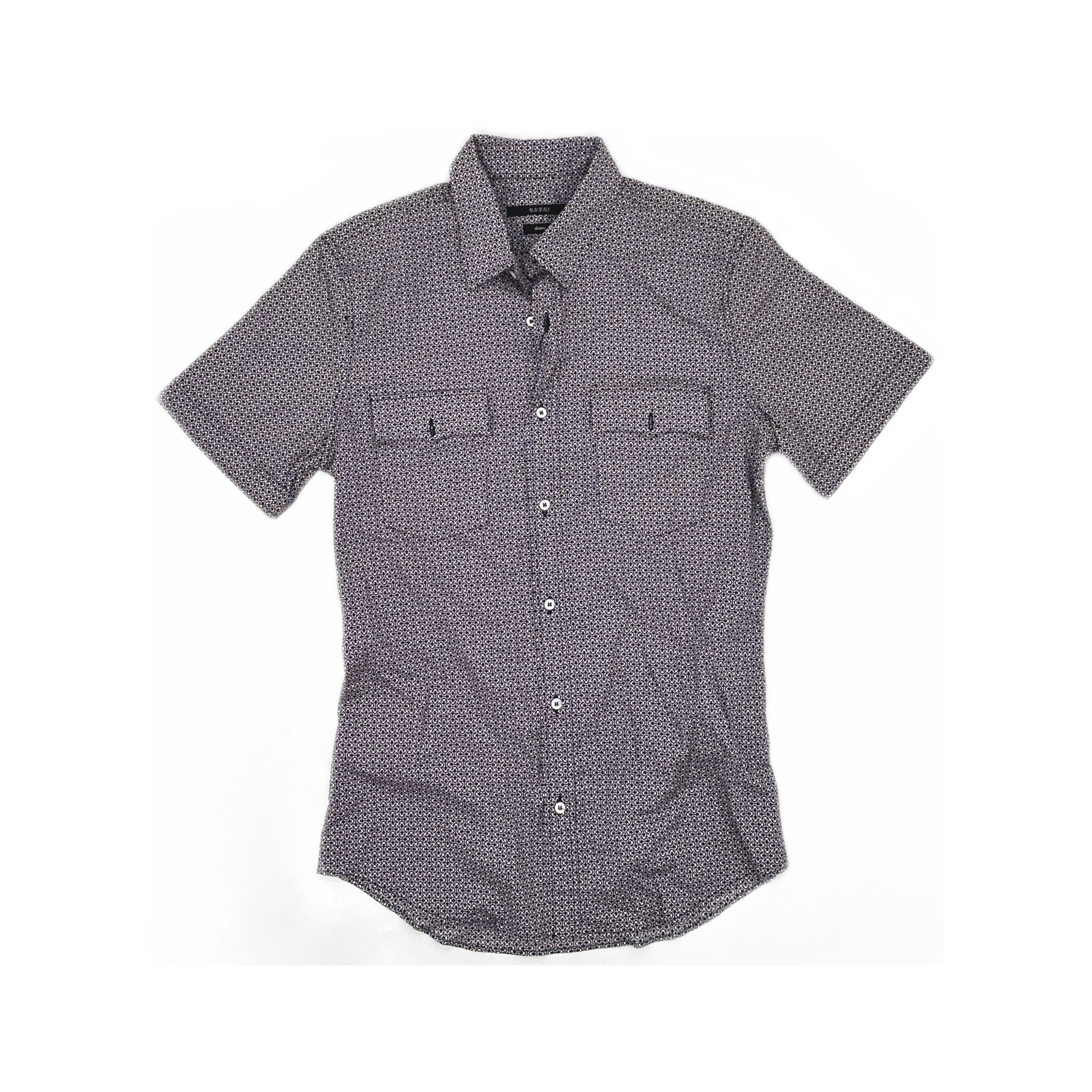Gucci Gucci Geometric Print Short Sleeve Shirt US M Size US XXS / EU 40 - 1 Thumbnail