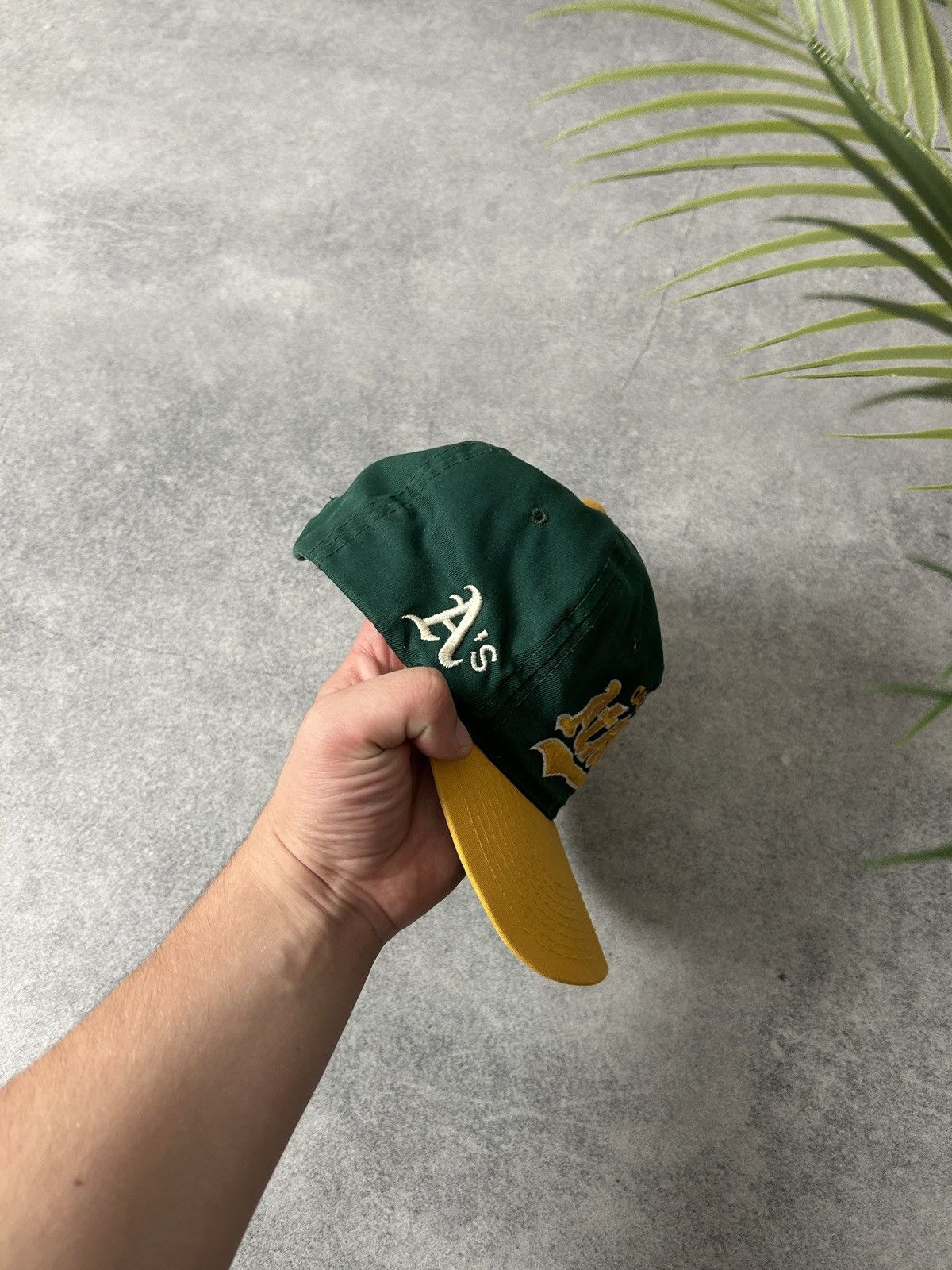MLB Vintage Oakland Athletics Basseball caps MLB 90s Size ONE SIZE - 2 Thumbnail