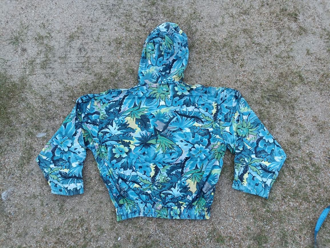 Japanese Brand × Vintage Zipper hoodie Full flower tye Die design Size L / US 10 / IT 46 - 4 Thumbnail