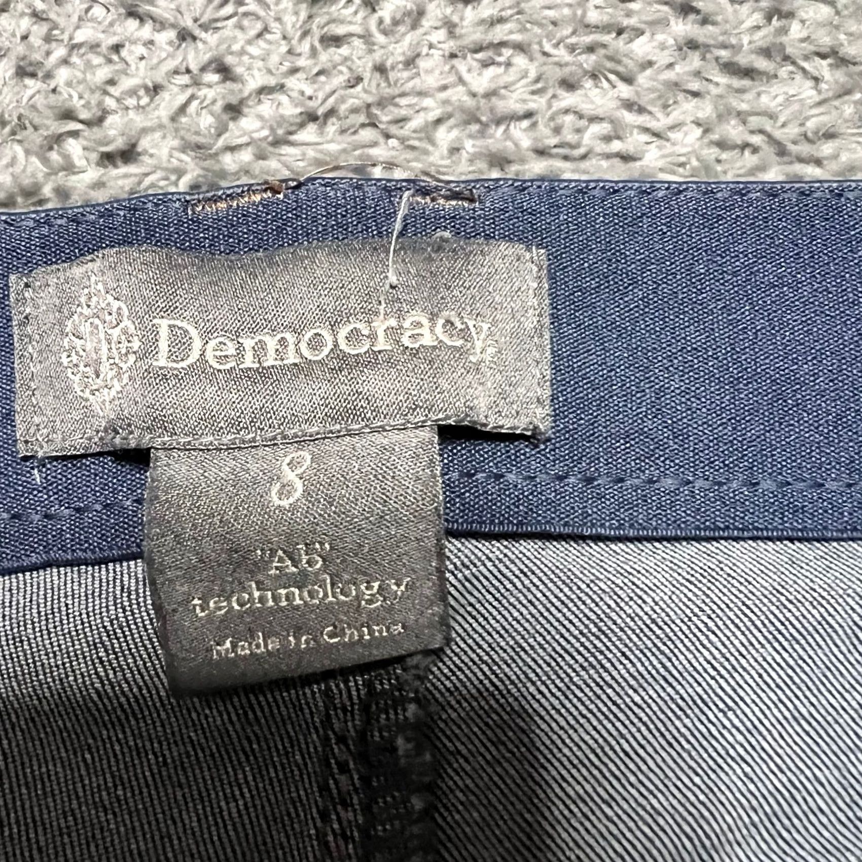 Vintage Democracy Jeans Womens Boot Ab Solution Stretch Cropped 8 Size 30" / US 8 / IT 44 - 5 Thumbnail