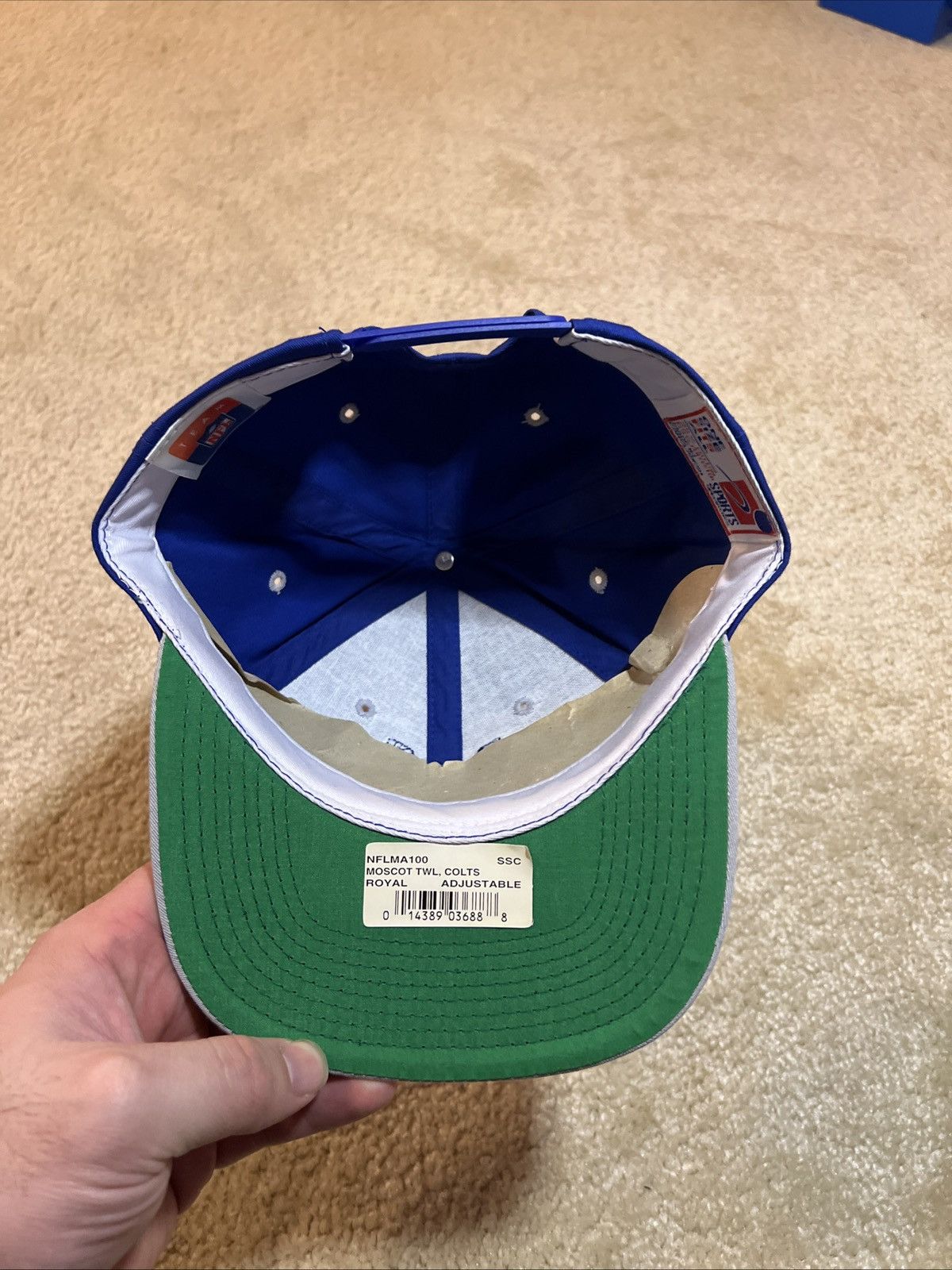 Sports Specialties Sports Specialties Indianapolis Colts Big Logo Snapback Hat Size ONE SIZE - 5 Thumbnail