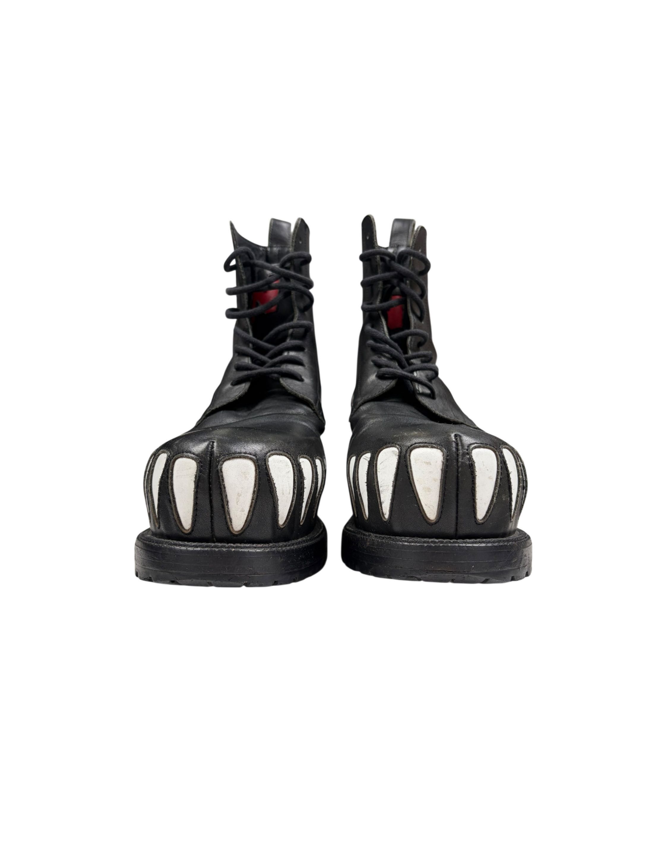 Walter Van Beirendonck Walter Van Beirendonck FW22-23 Hyper Glam 85mm Leather Boots Size US 9 / EU 42 - 4 Thumbnail