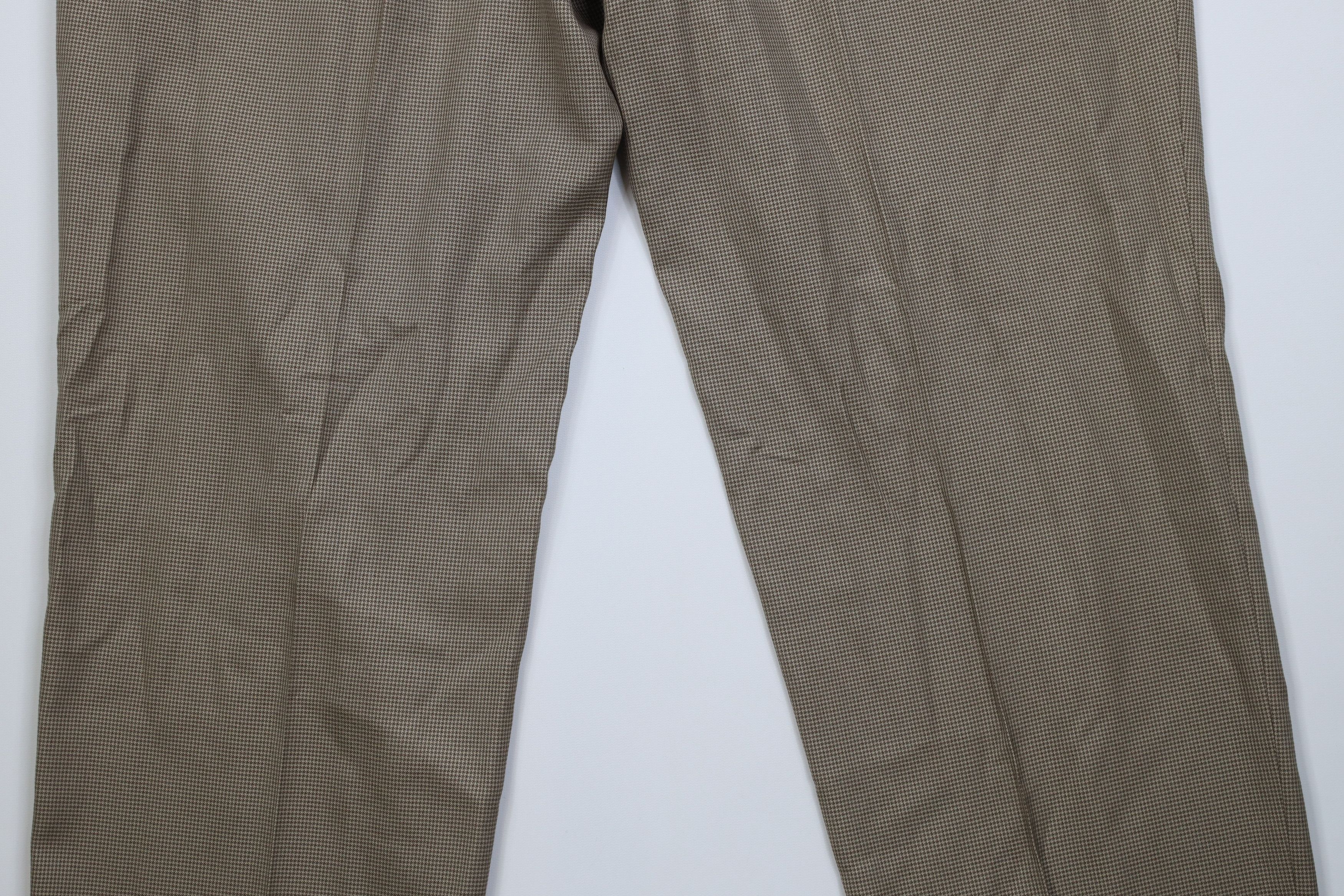 Ralph Lauren Vintage 90s Ralph Lauren Blend Houndstooth Wide Leg Pants Size US 42 / EU 58 - 11 Thumbnail