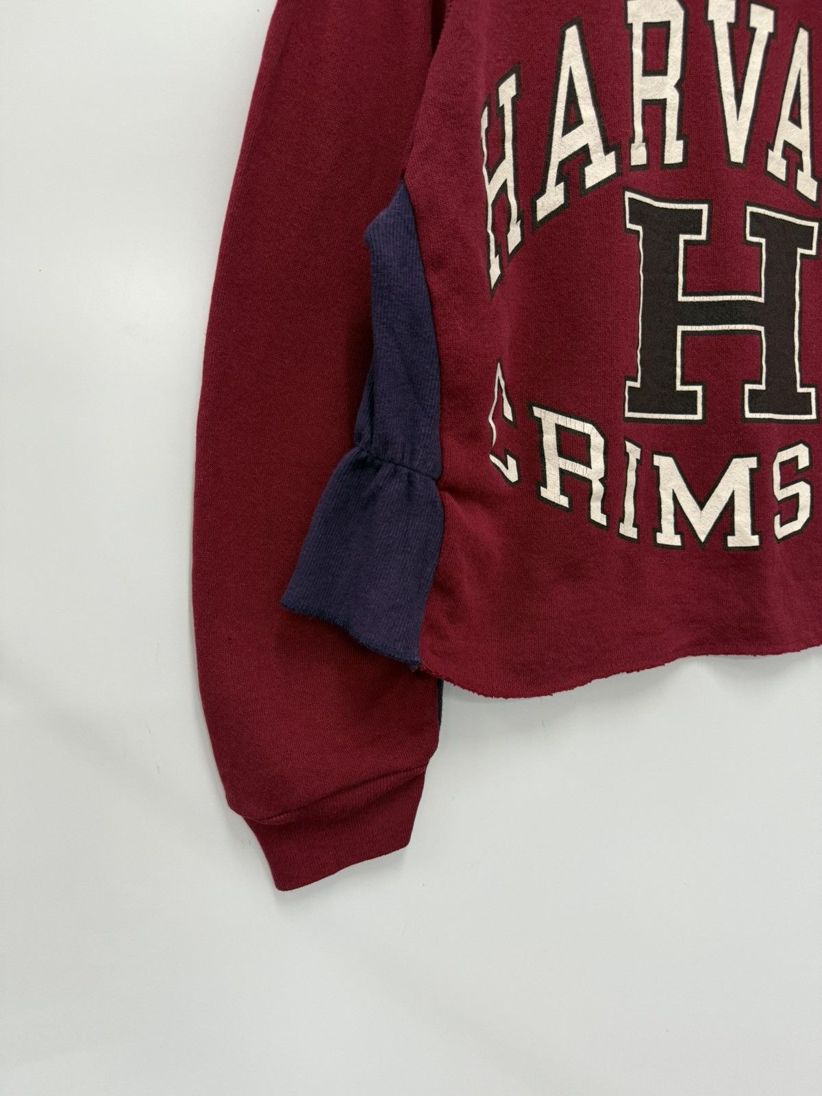 Other 🔥 Harvard Crimson Crop Sweatshirt Red Maroon Ivy League Size M / US 6-8 / IT 42-44 - 3 Thumbnail