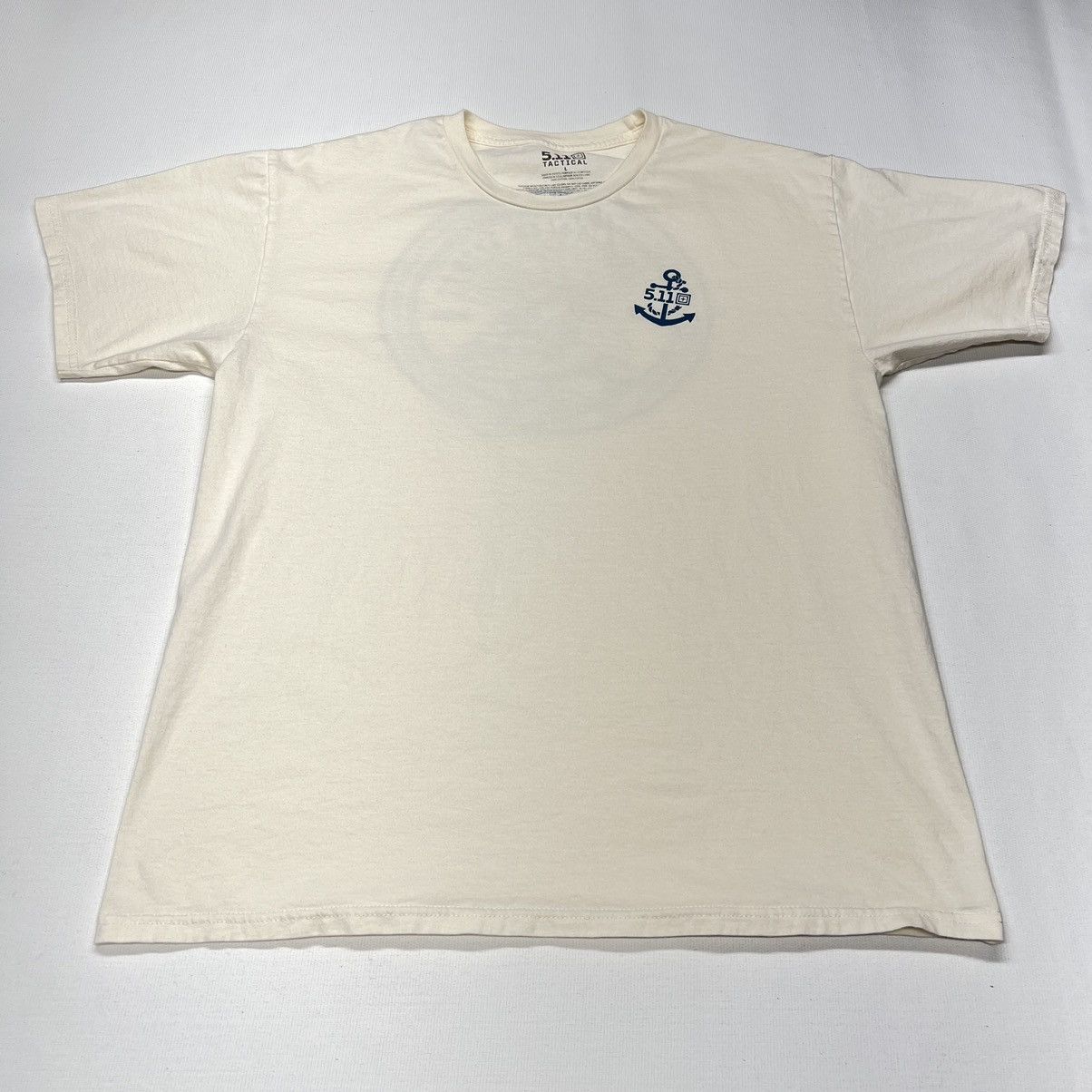 5.11 5.11 Tactical Tee Shirt Ivory Graphic USA Patriotic Anchor Size US L / EU 52-54 / 3 - 2 Thumbnail