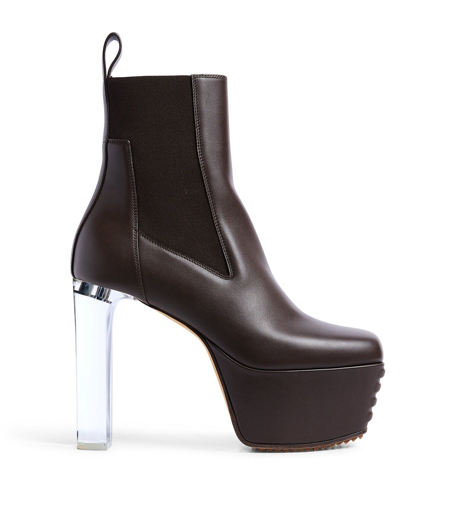 Rick Owens o1y0126 Ankle Boots in Chocolate Brown Size US 6 / IT 36 - 1 Thumbnail