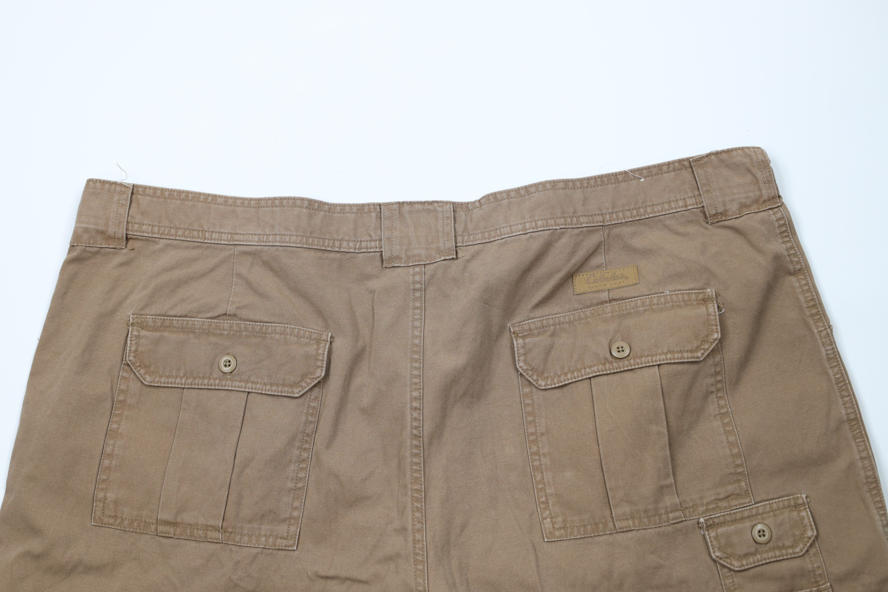 Cabelas Vintage Cabelas Knee Canvas Hiking Trekking Shorts Brown Size US 44 / EU 60 - 10 Thumbnail