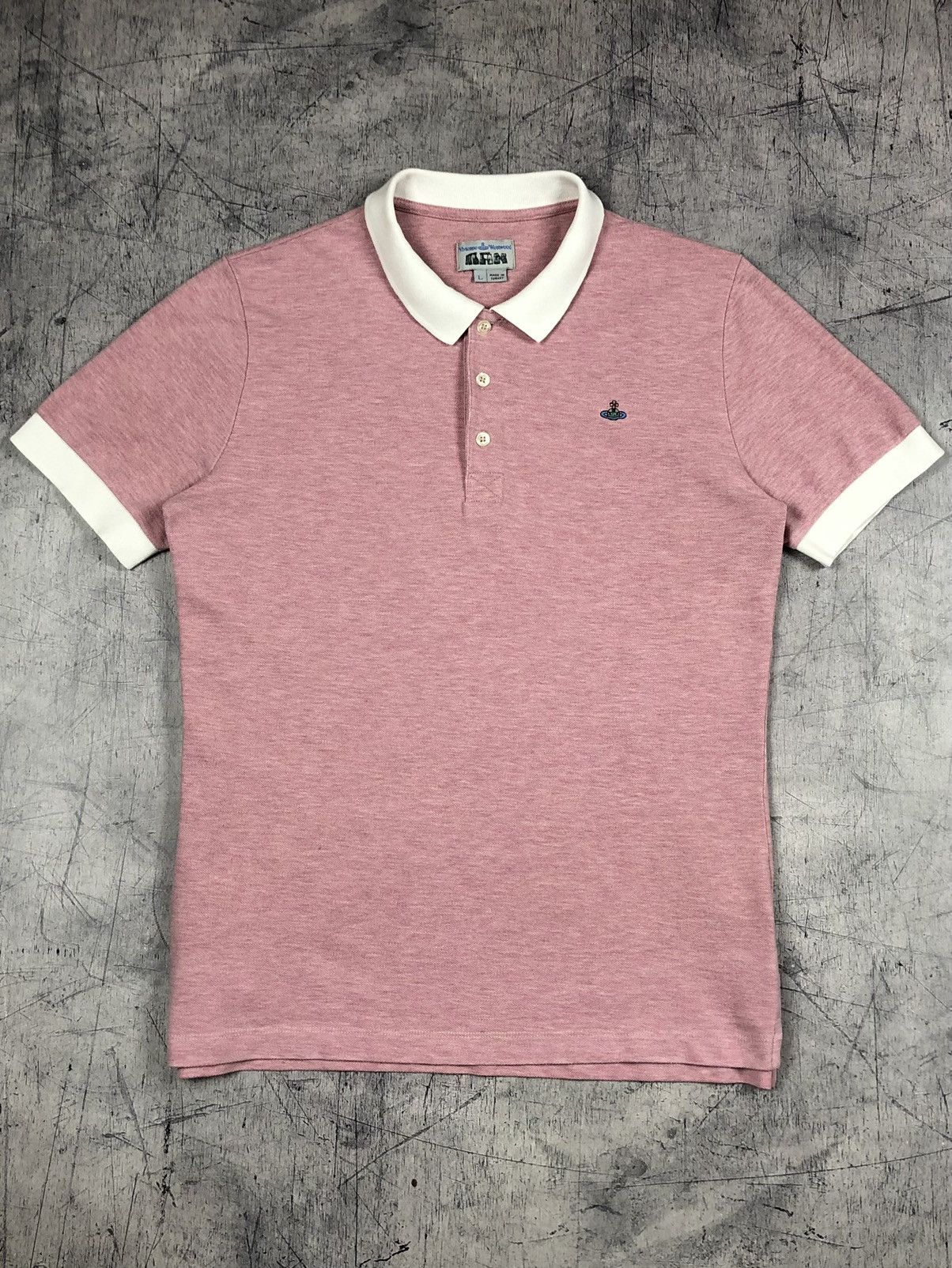 Designer × Vintage × Vivienne Westwood Vintage Vivienne Westwood Man Orb Crazy Polo y2k tee punk Size US L / EU 52-54 / 3 - 2 Thumbnail