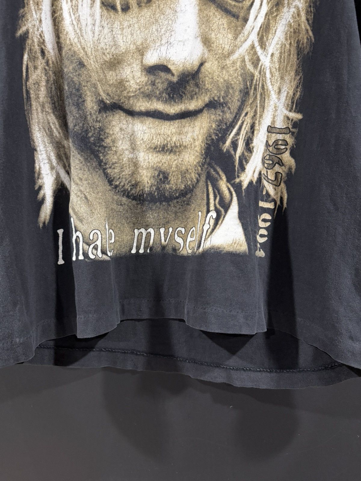 Band Tees 1990s Vintage Nirvana Kurt Cobain Single Stitch Faded Tee L Size US L / EU 52-54 / 3 - 5 Thumbnail