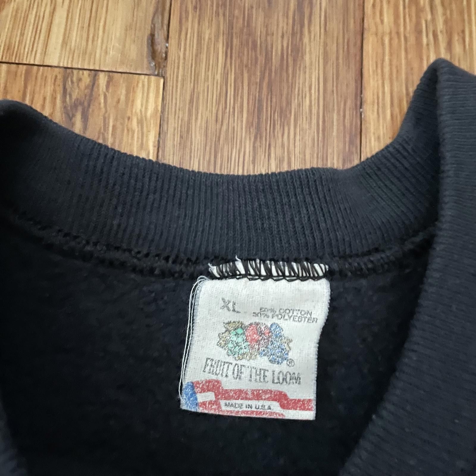 Fruit Of The Loom VTG 90S ARTS FESTIVAL OF ATLANTA BLACK GRAPHIC SWEATSHIRT XL Size US XL / EU 56 / 4 - 7 Thumbnail