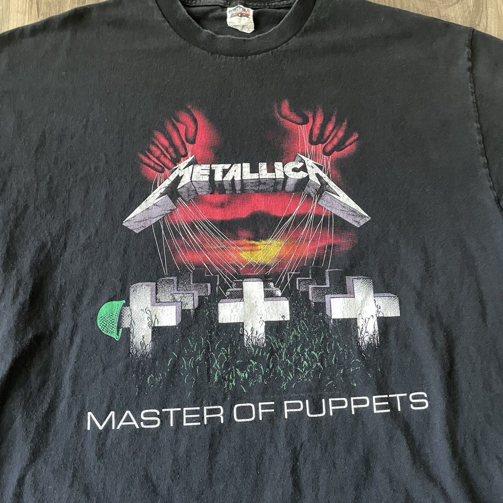Band Tees × Vintage Vintage Metallica Master Of Puppets T-Shirt Size XL Rock Size US XL / EU 56 / 4 - 5 Thumbnail