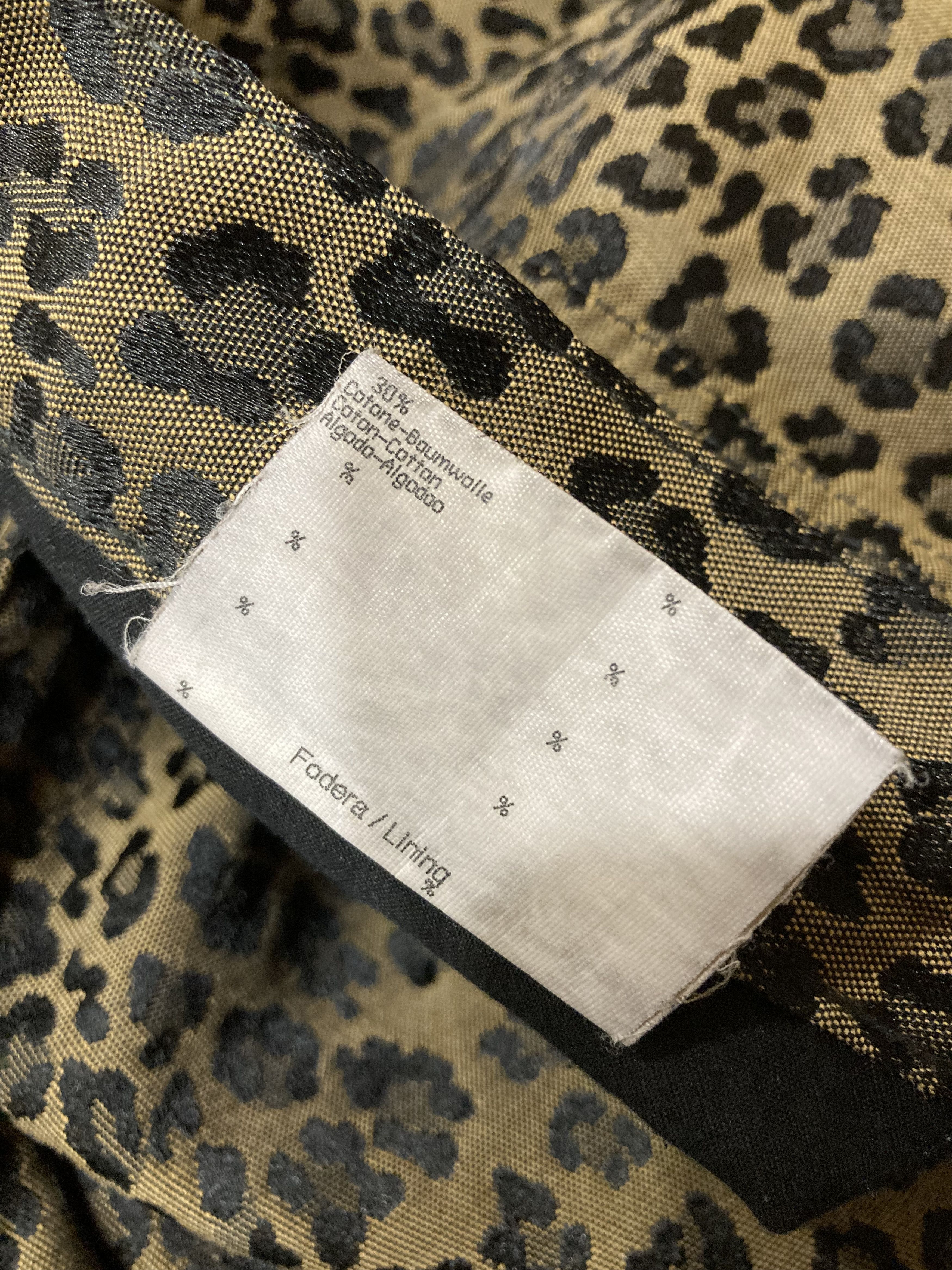 Fendi VINTAGE FENDI PANTS JEANS LEOPARD PRINT MONOGRAM Size 32" / US 10 / IT 46 - 10 Thumbnail