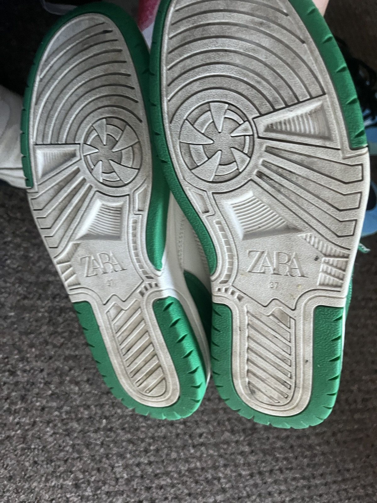 Zara Zara green high-top sneakers Size US 6.5 / IT 36.5 - 6 Thumbnail